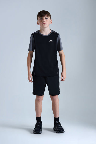 Boys Essentials Twinset - Black/Urban Smoke