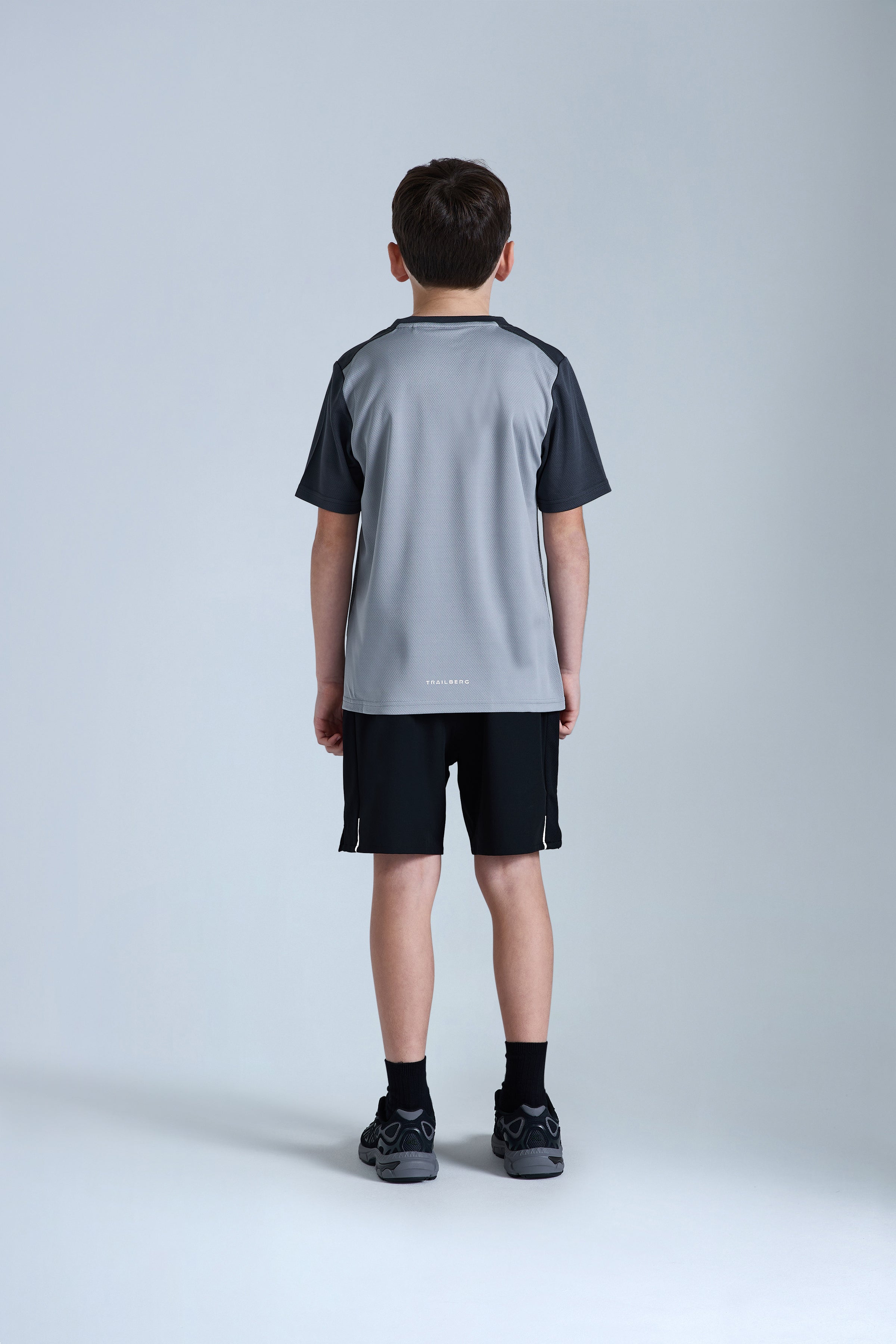 Boys Essentials Twinset - Moon Grey/Iron Grey/Black