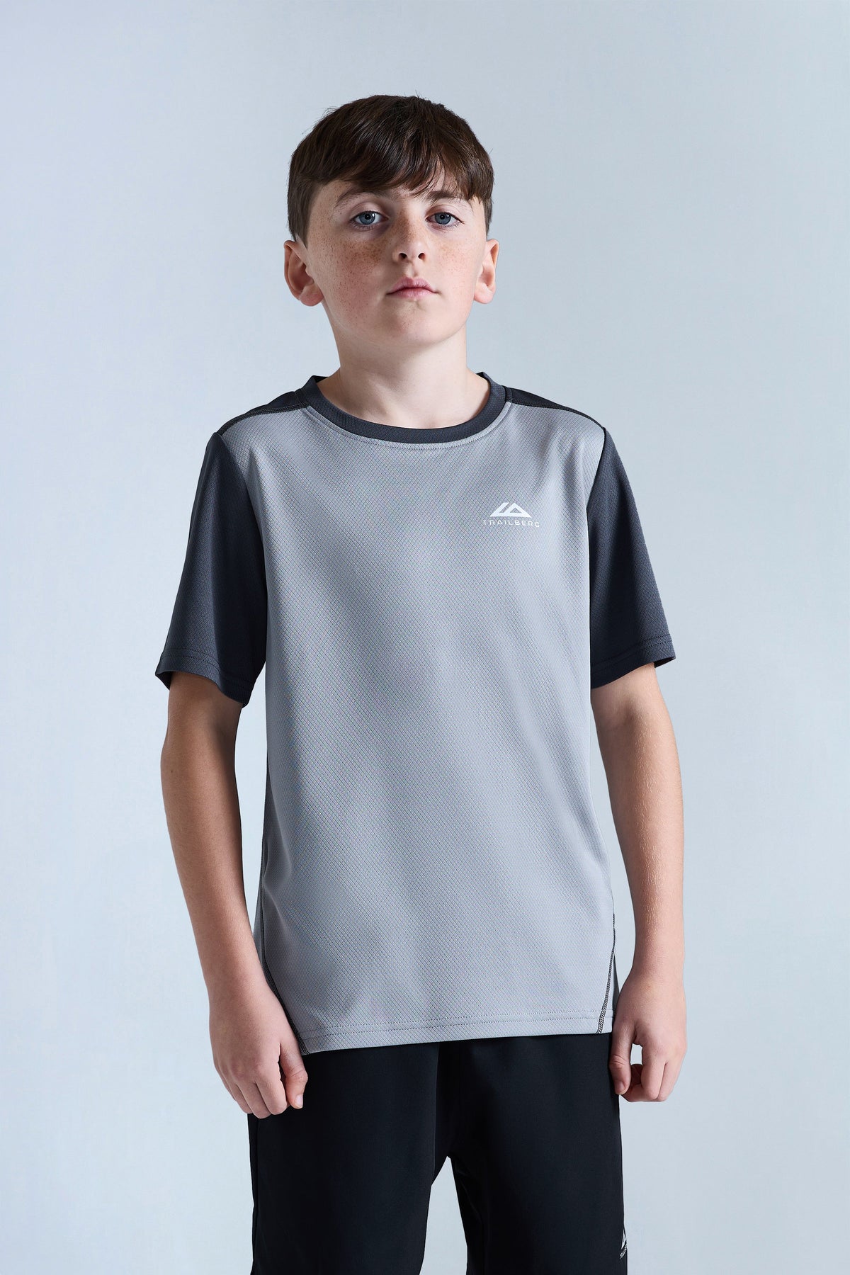 Boys Essentials Tee - Moon Grey/Iron Grey
