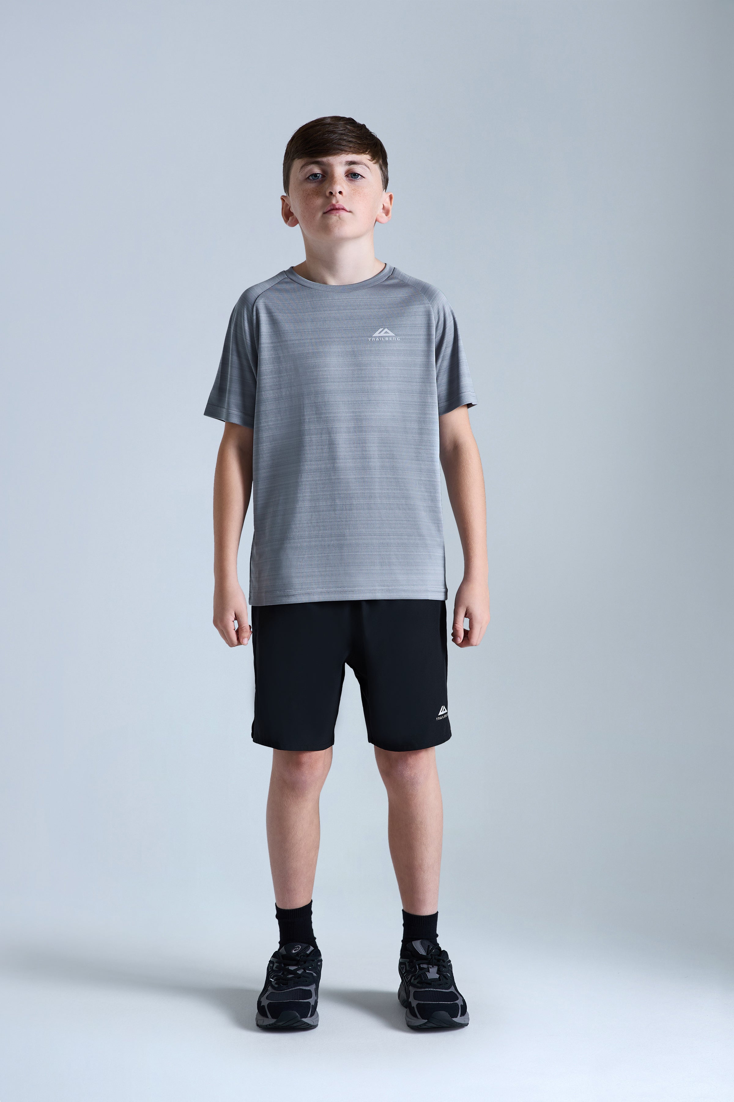 Boys Cloud 2.0 T-Shirt - Moon Grey/Iron Grey