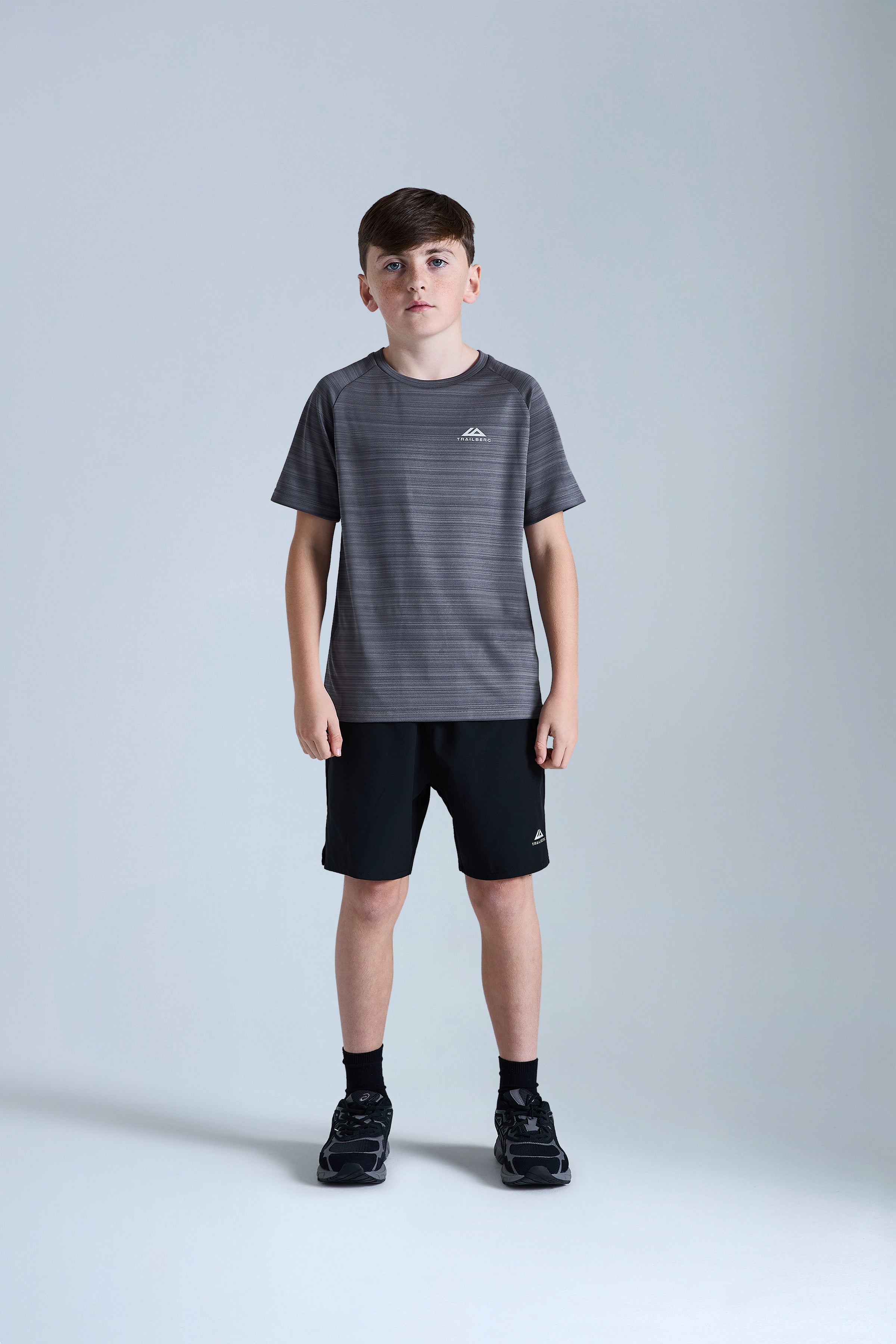 Boys Cloud 2.0 T-Shirt - Urban Smoke/Black