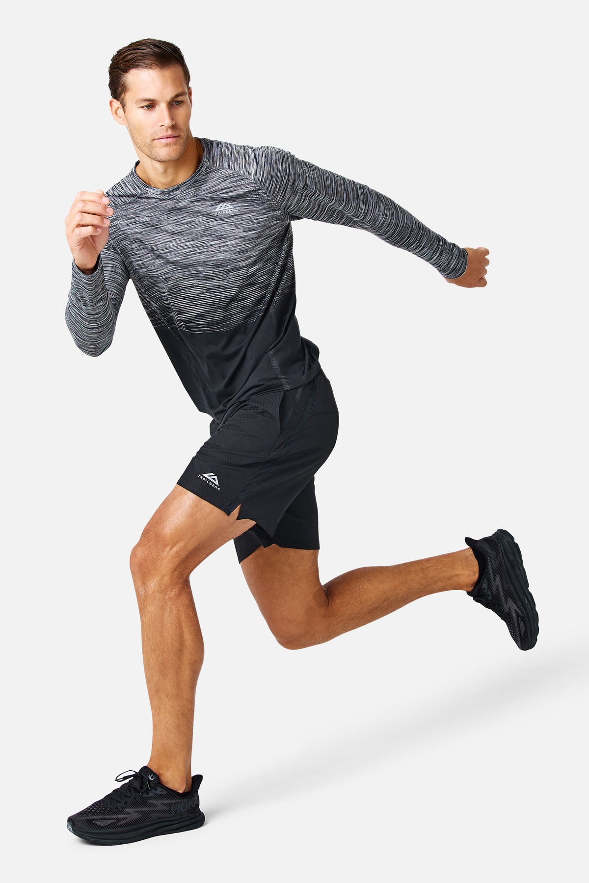 Arc Long Sleeve Gotthard Twinset - Black/Moon Grey