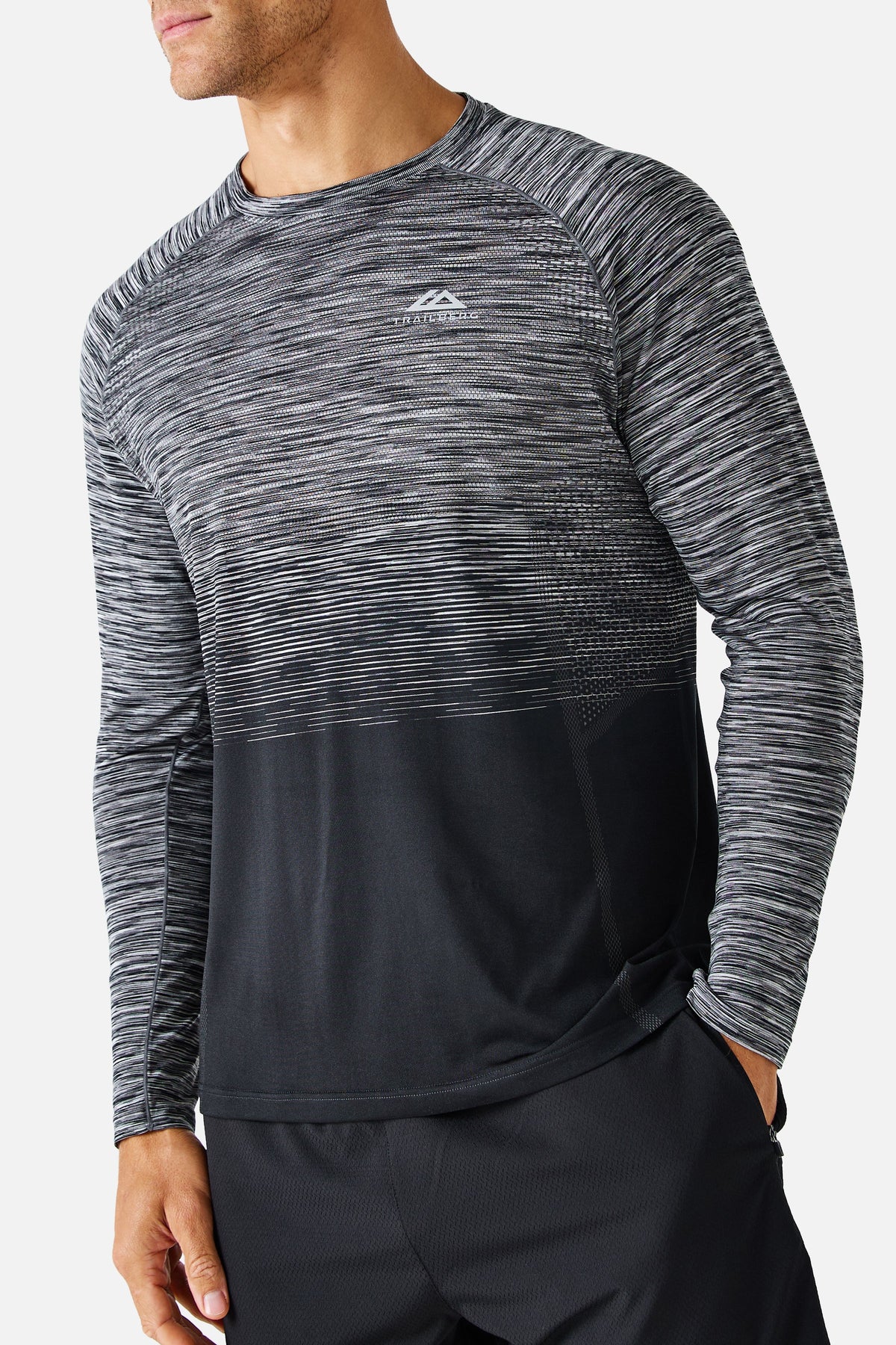 Arc Long Sleeve Gotthard Twinset - Black/Moon Grey