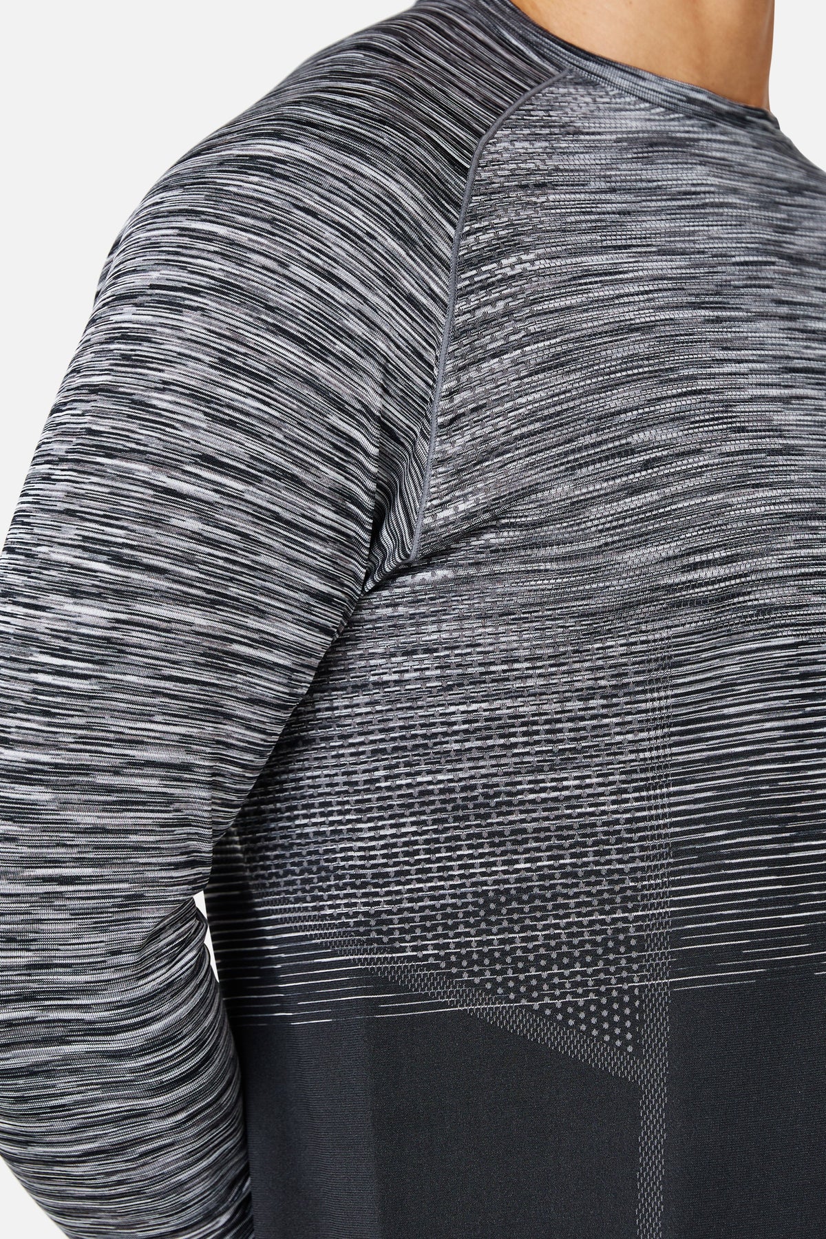 Arc Long Sleeve Gotthard Twinset - Black/Moon Grey