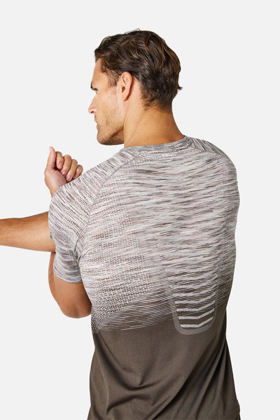 Arc Seamless 2.0 Tee - Mocha Ember/Ashborne/Pebblestone