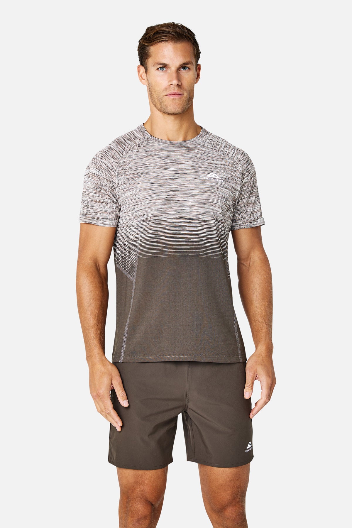 Arc Seamless 2.0 Tee - Mocha Ember/Ashborne/Pebblestone
