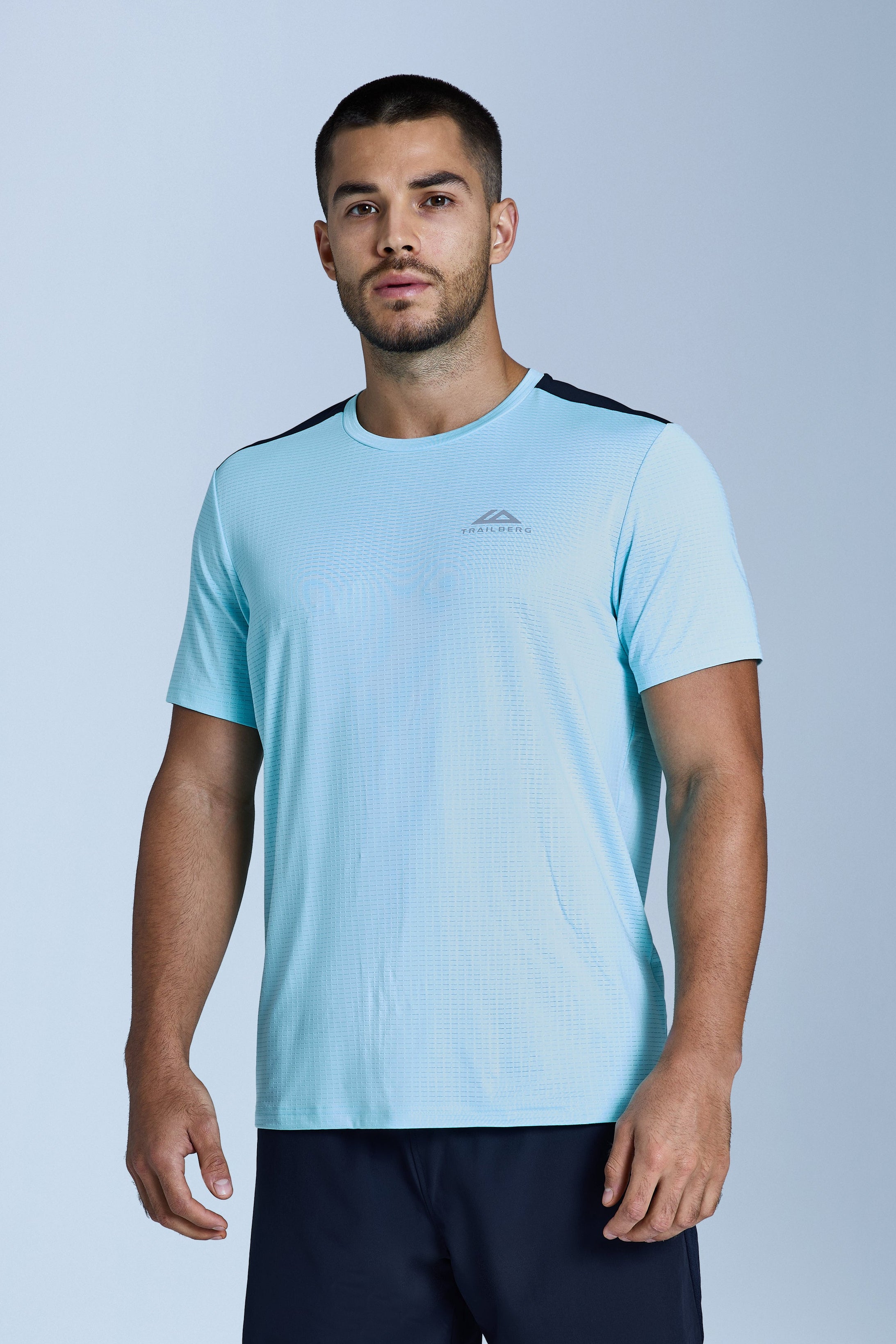 Rapid Dash 2.0 Tee - Deep Ocean/Cyan Wave