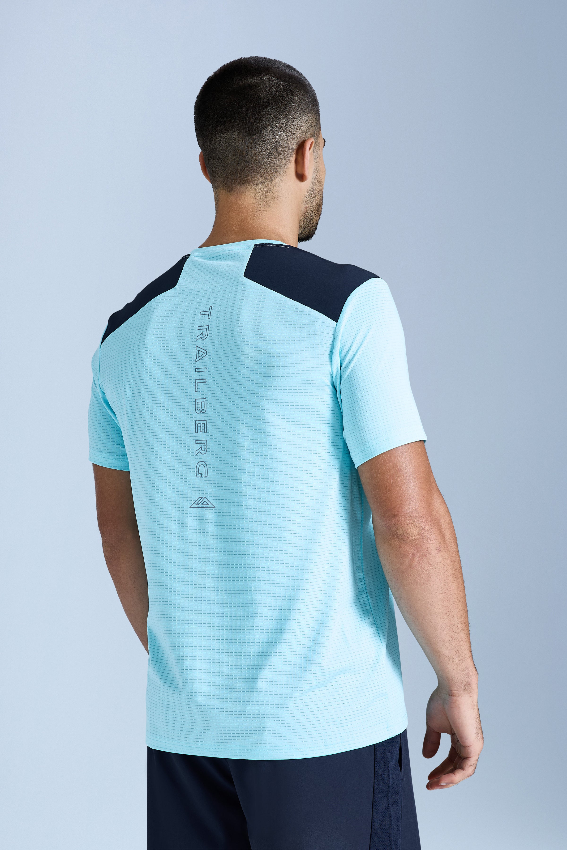 Rapid Dash 2.0 Tee - Deep Ocean/Cyan Wave