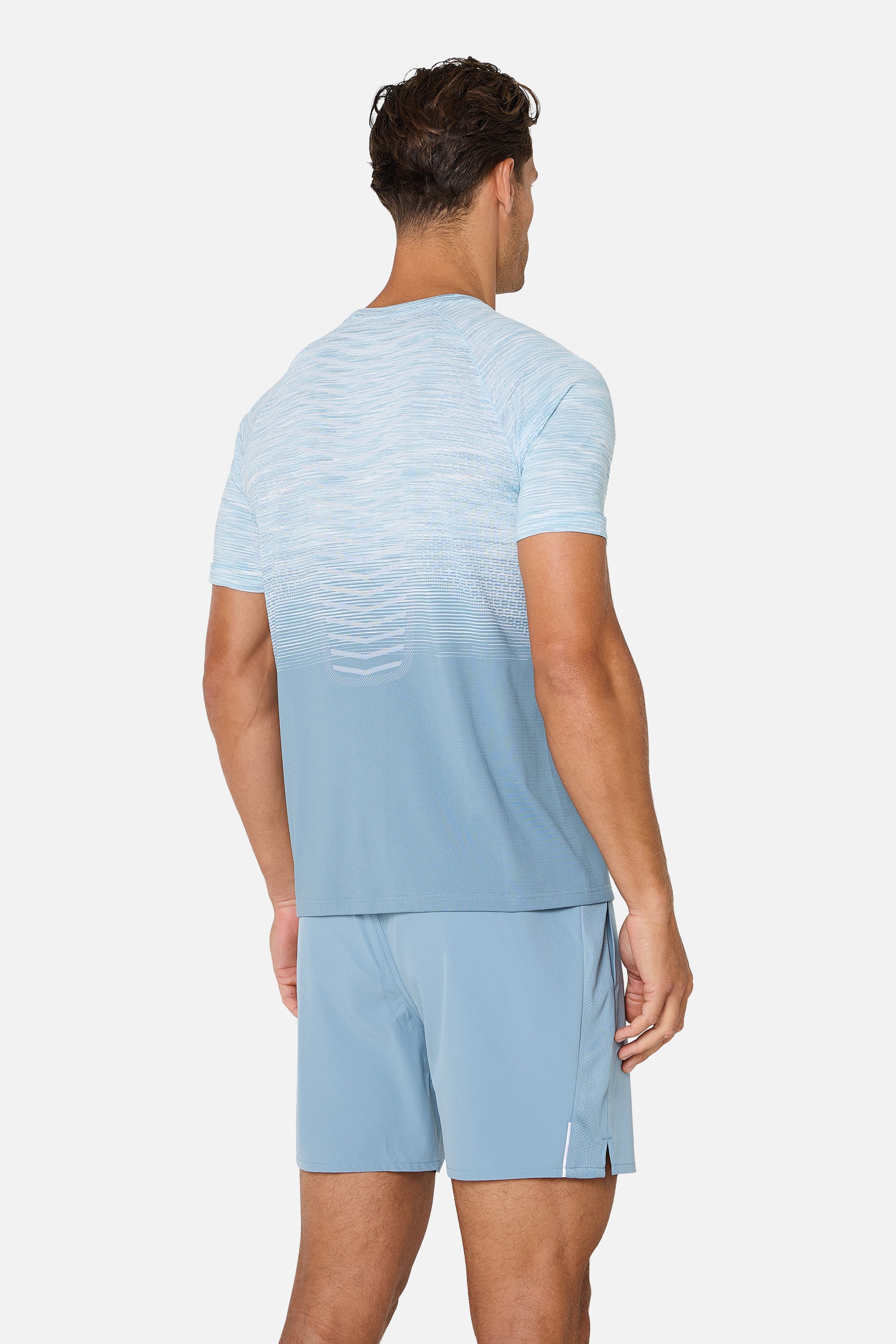 Arc Seamless 2.0 Tee - Frosted Blue/Soft Blue/Cool Slate/White