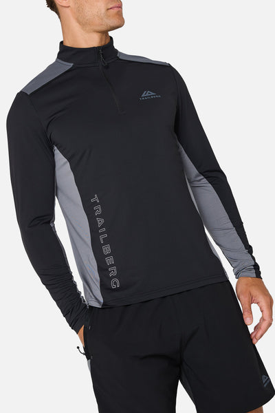 Triathlon Ultra 1/4 Zip - Black/Graphite Grey/Nightfall Grey