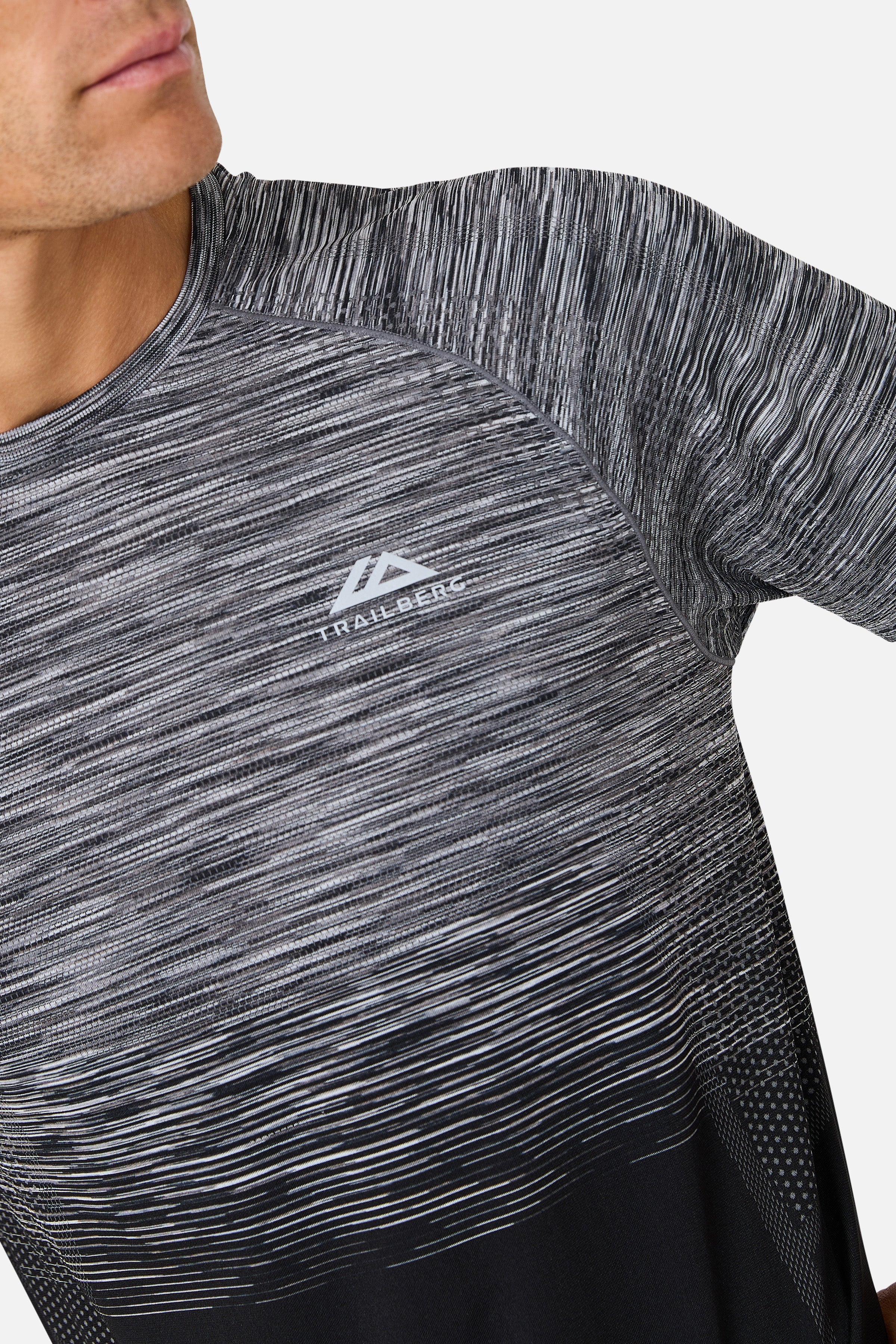 Arc Seamless 2.0 Tee - Black/Moon Grey/Urban Smoke/White