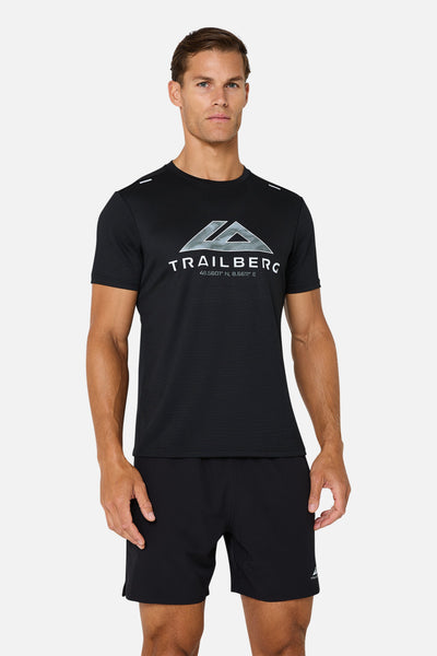 Blur Large Logo Tee - Black
