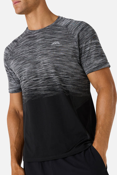 Arc Seamless 2.0 Tee - Black/Moon Grey/Urban Smoke/White