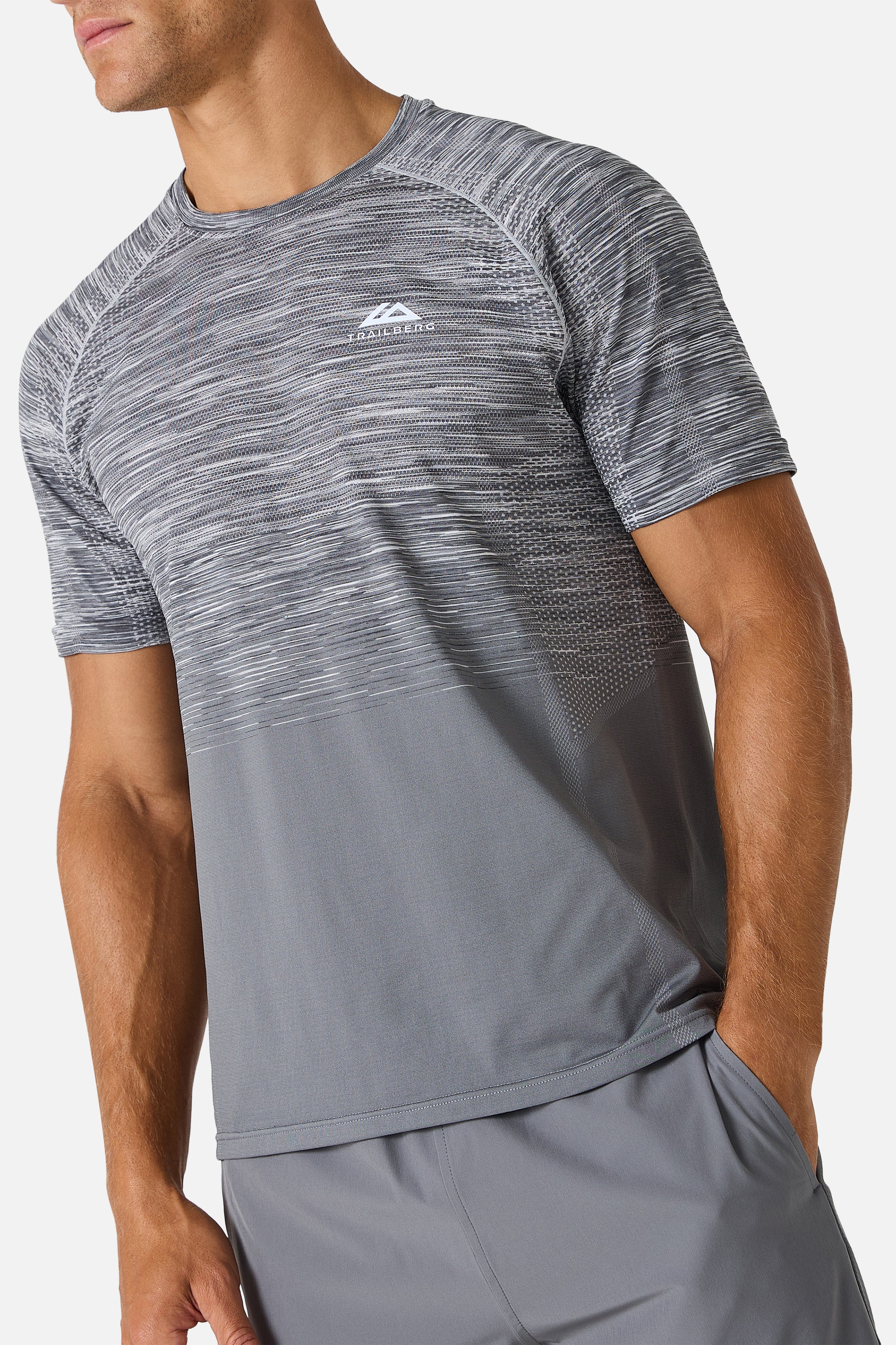 Arc Seamless 2.0 Tee - Nightfall Grey/Graphite Grey/Ash Grey/Lunar Grey