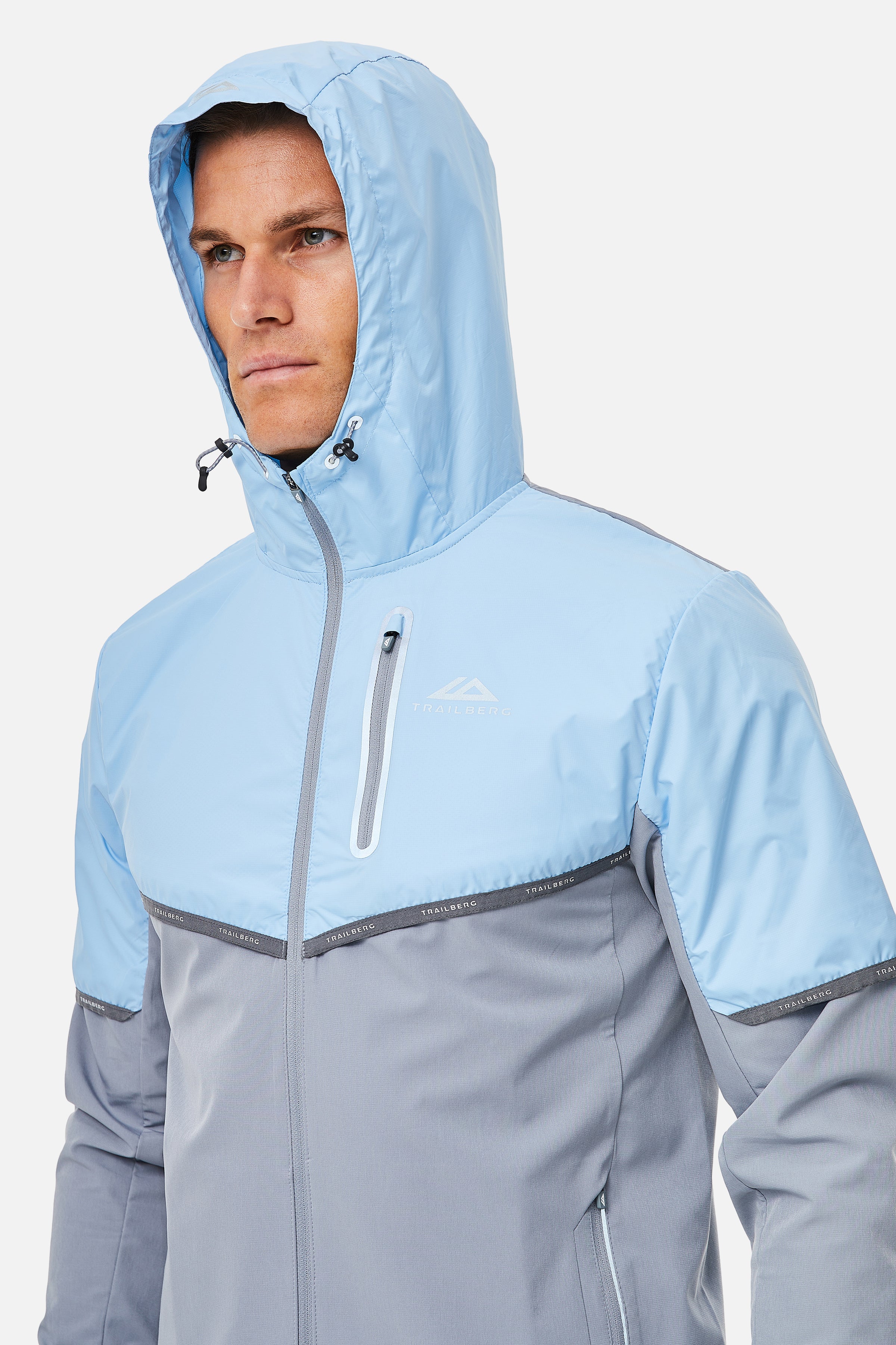 VERTIGO HOOD - GREY/BLUE