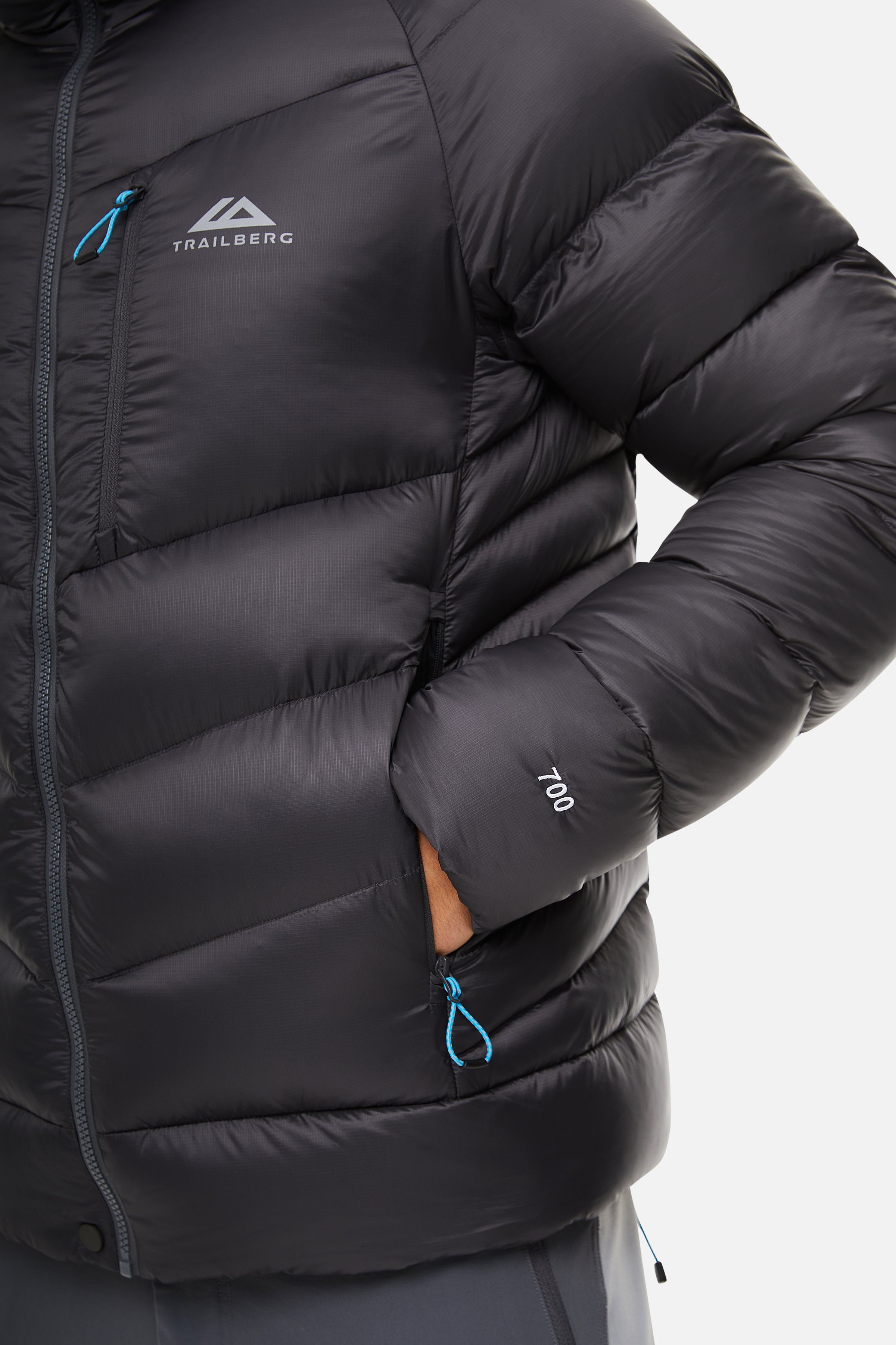 BLANC PUFFER 700F - DARK GREY