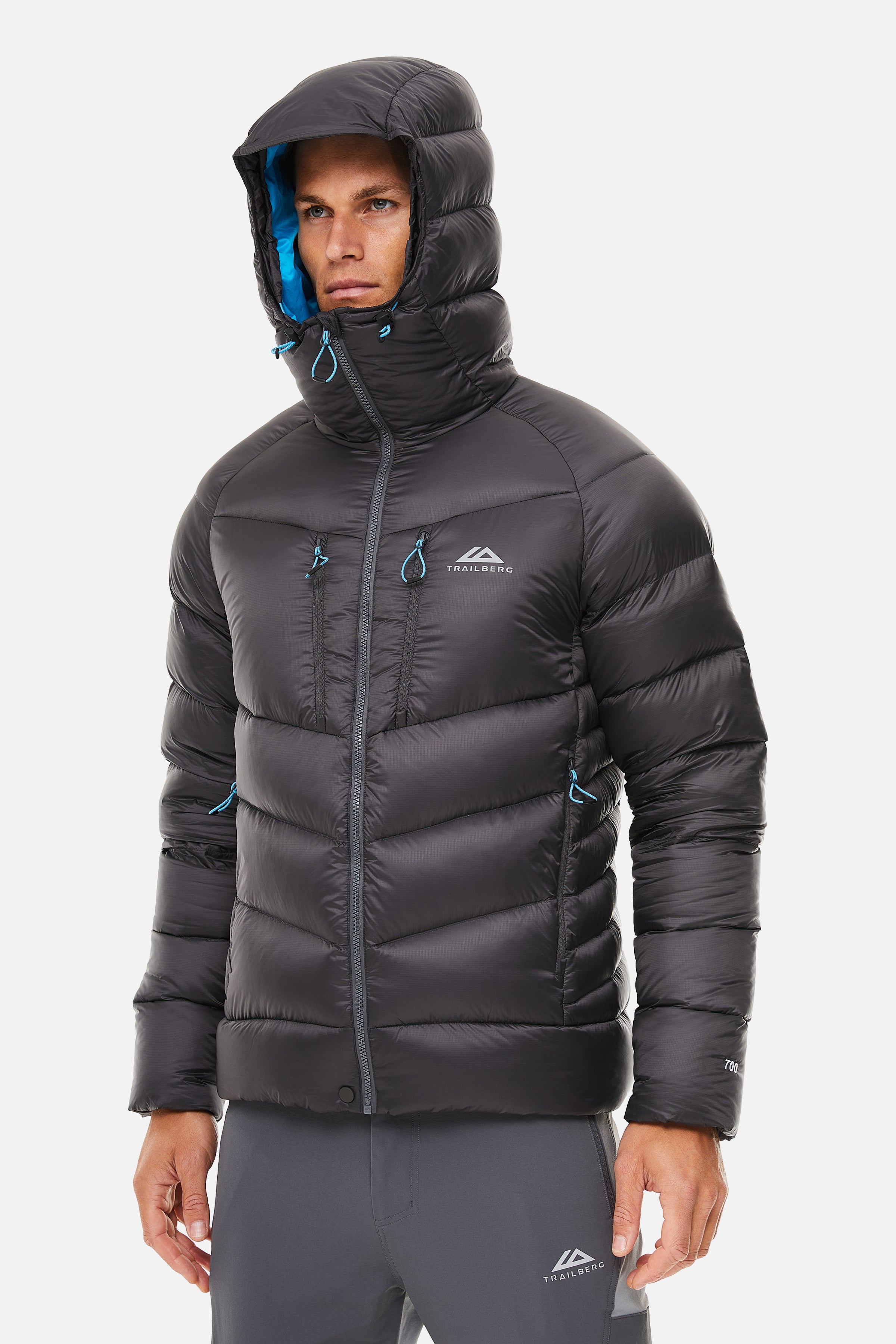 BLANC PUFFER 700F - DARK GREY