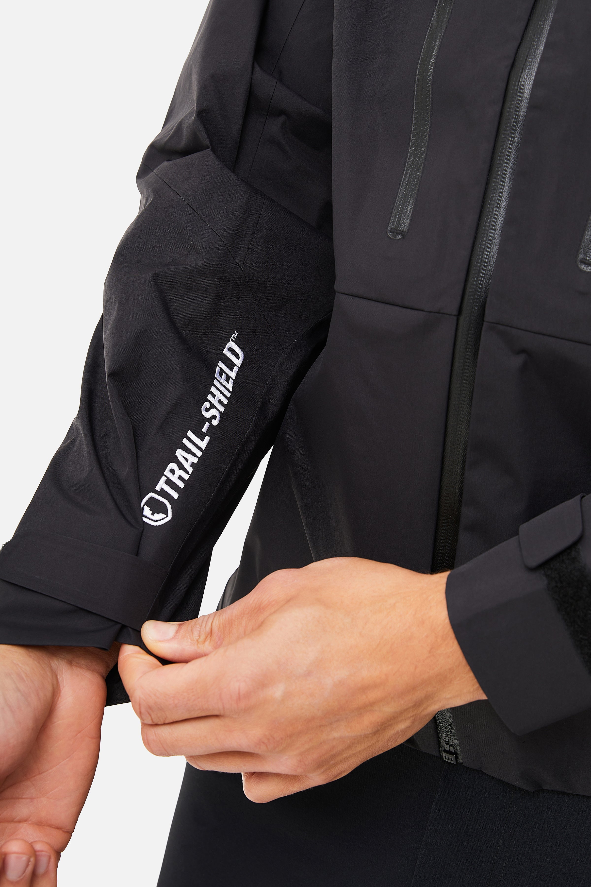 CONQUER WATERPROOF SHELL JACKET - BLACK