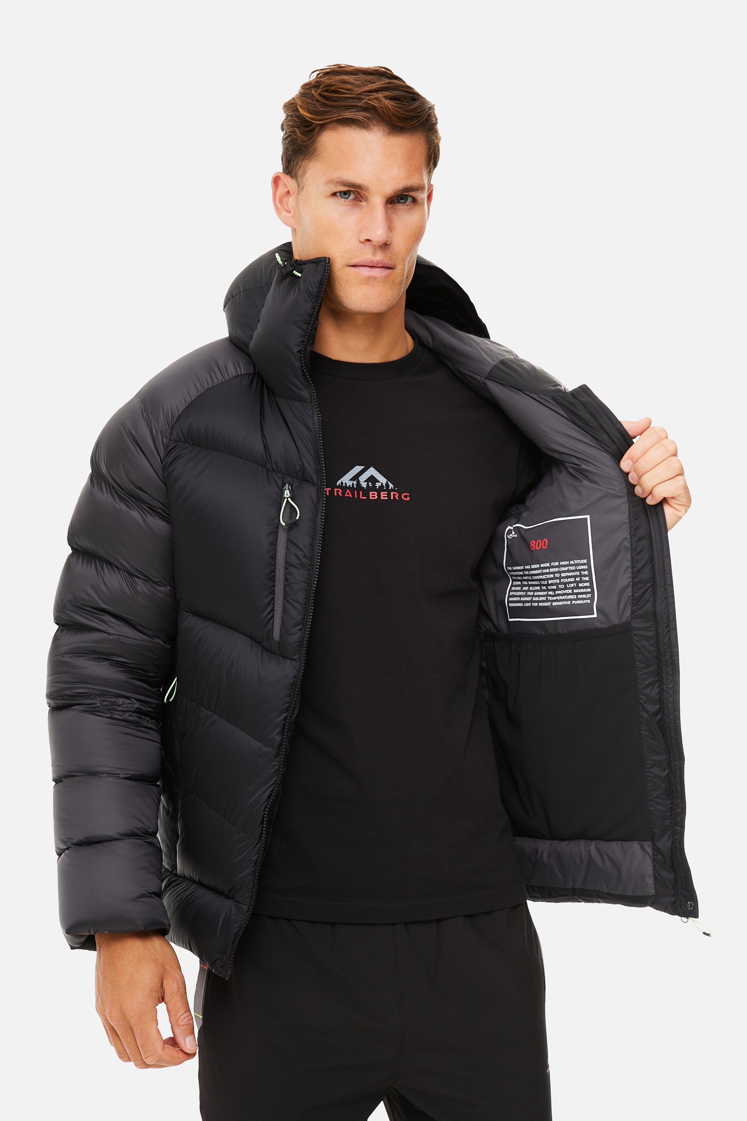 BLANC PUFFER 800FP - BLACK