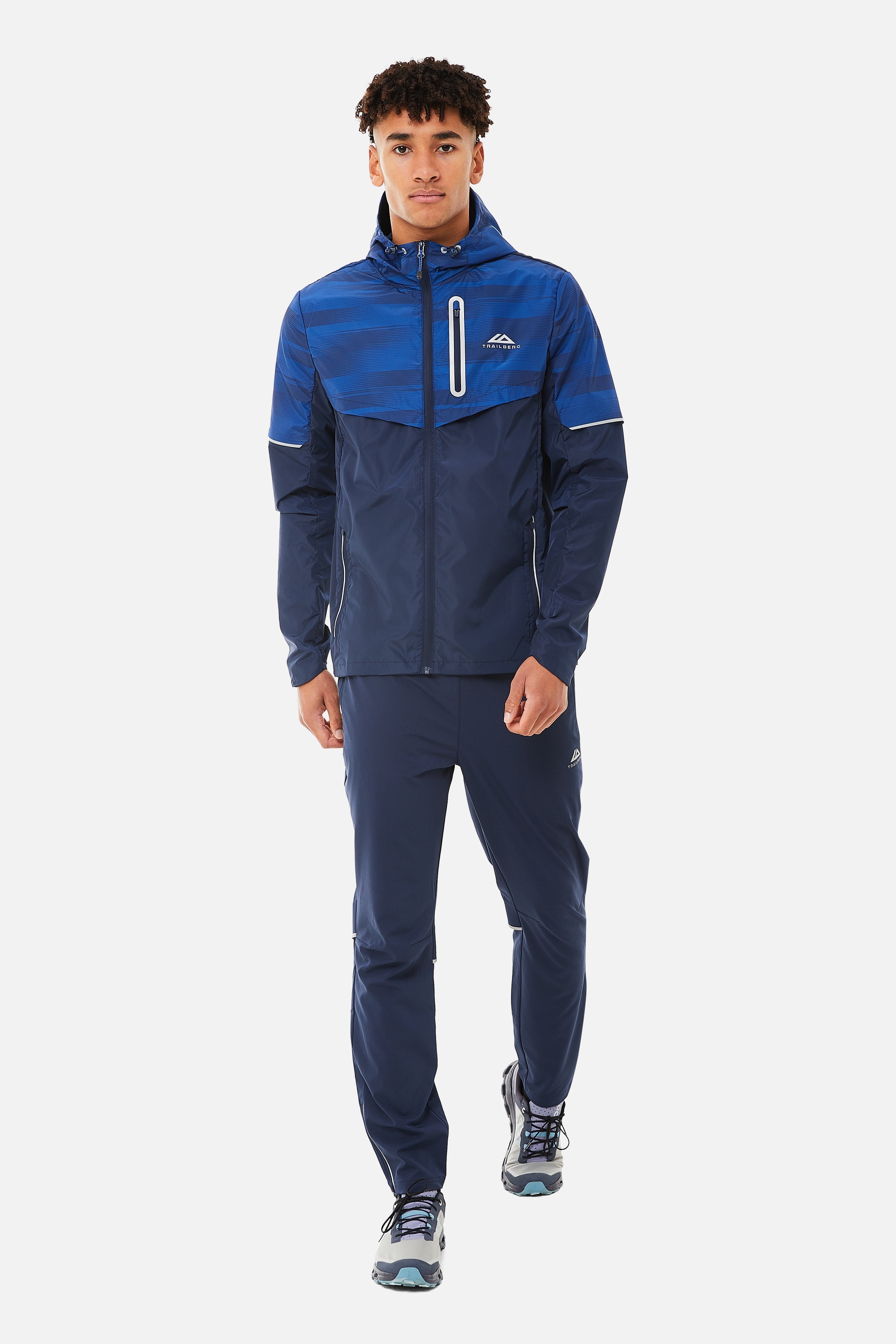 DIMENSION WINDBREAKER - COBALT/NAVY