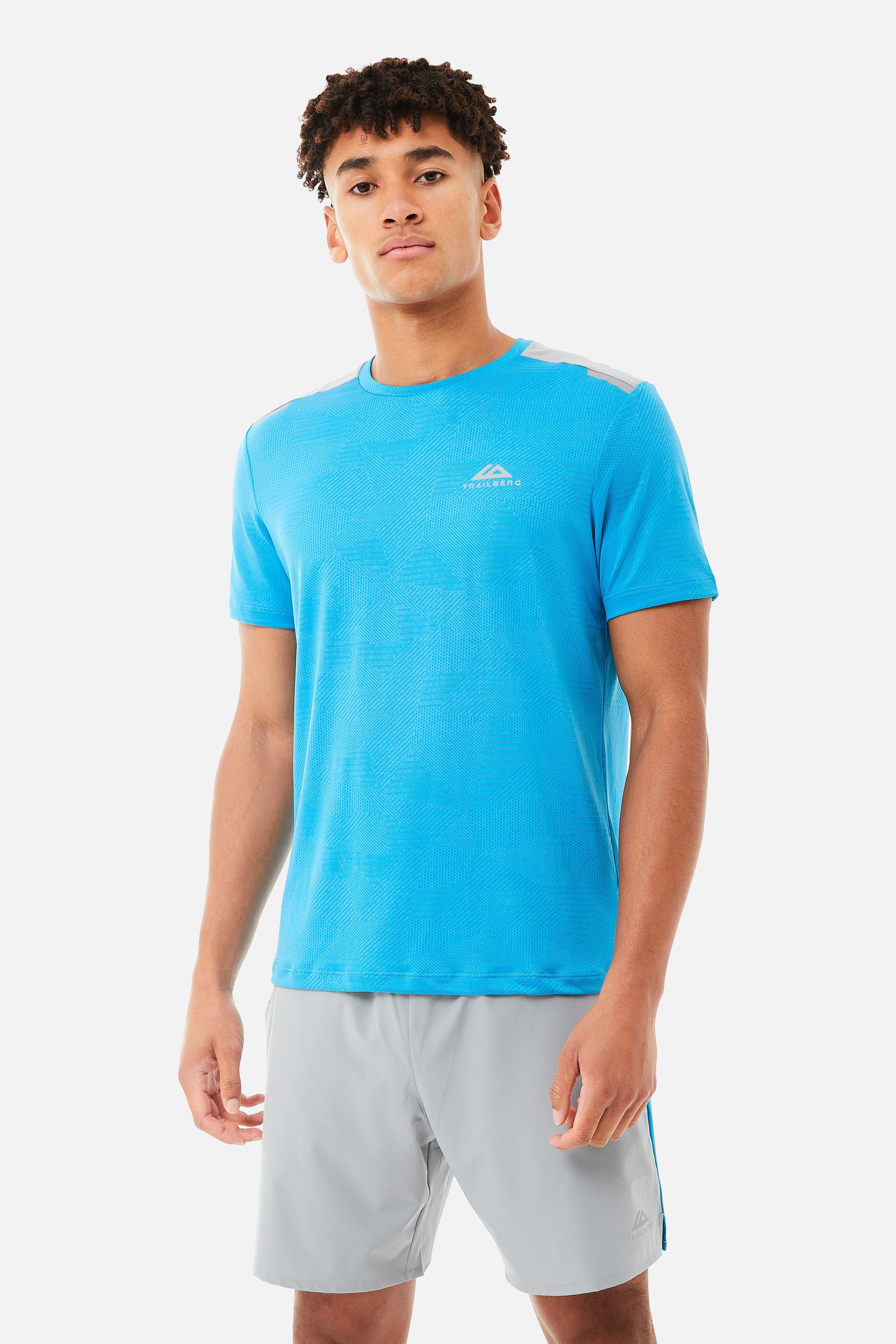 DIMENSION TEE - ATOMIC BLUE/GREY