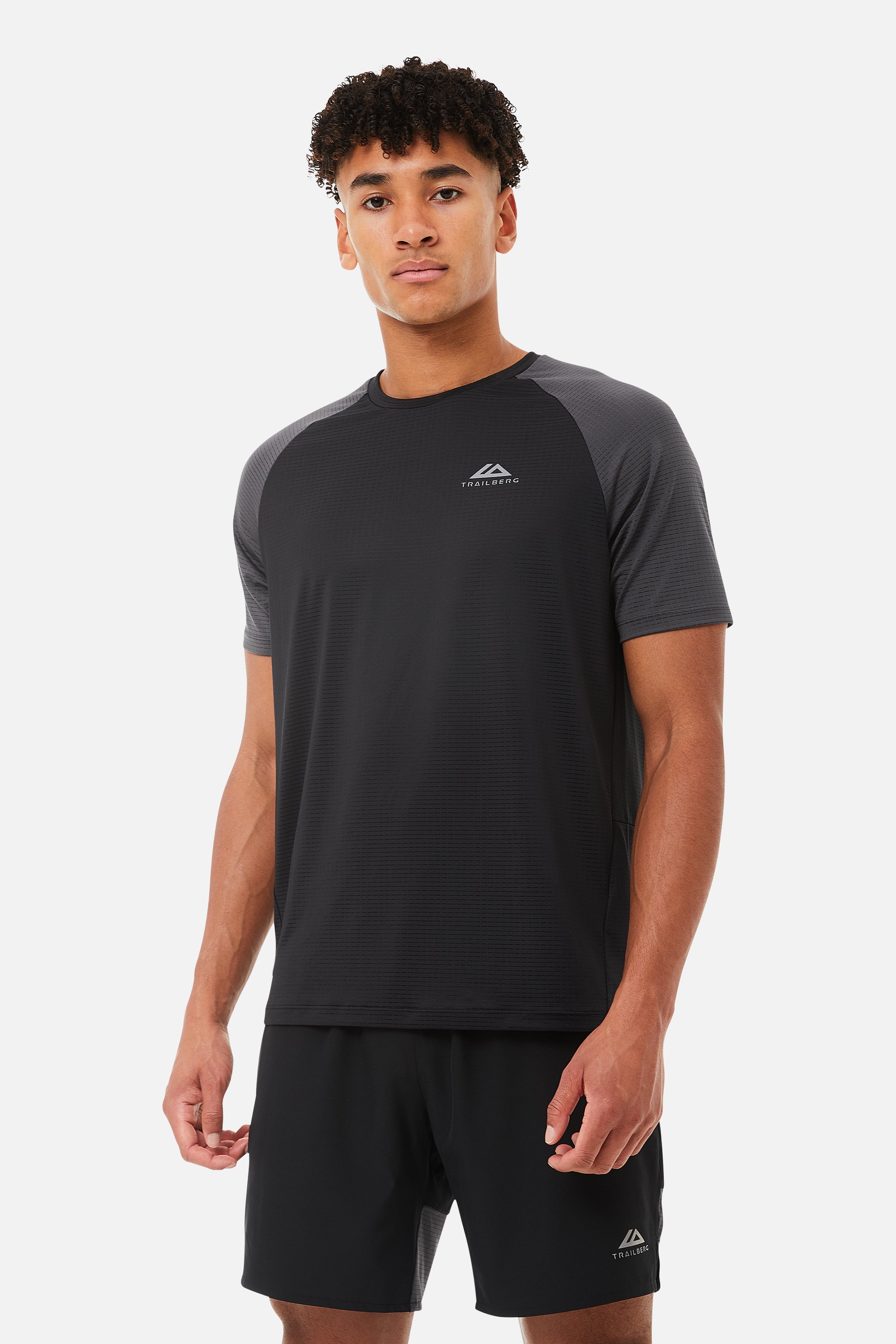 RAPID DASH TEE - BLACK/GREY