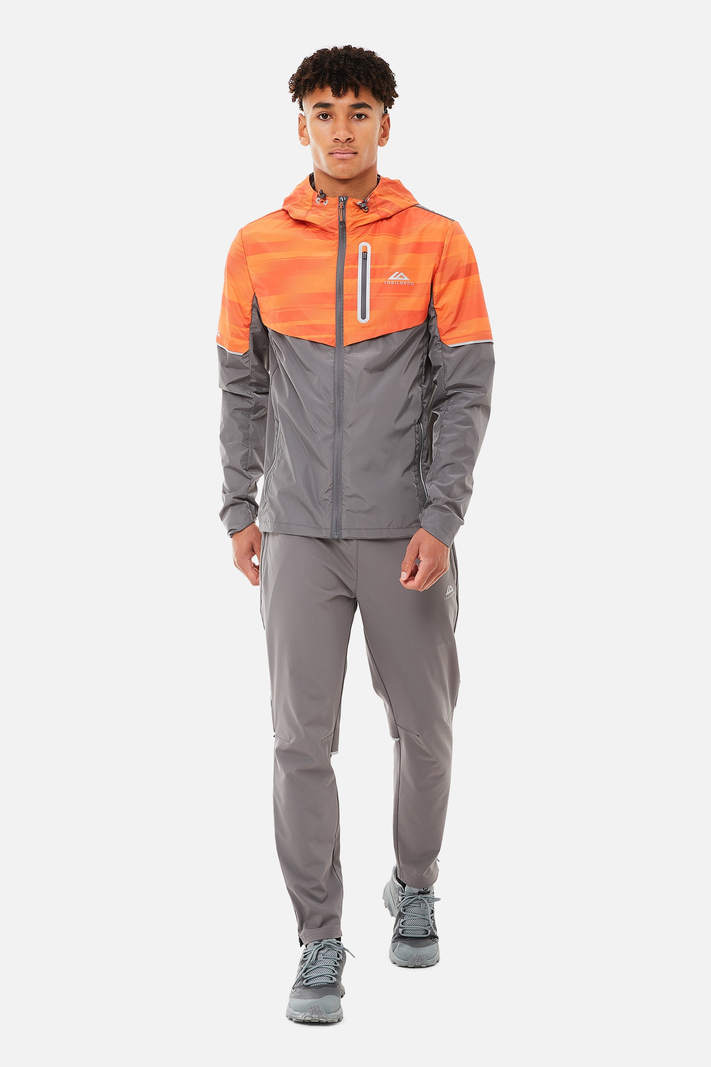 DIMENSION PANT - ORANGE/GREY