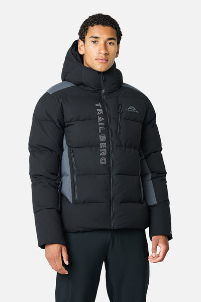 Triathlon Ultra Insulated Jacket - Black/Volcano Grey