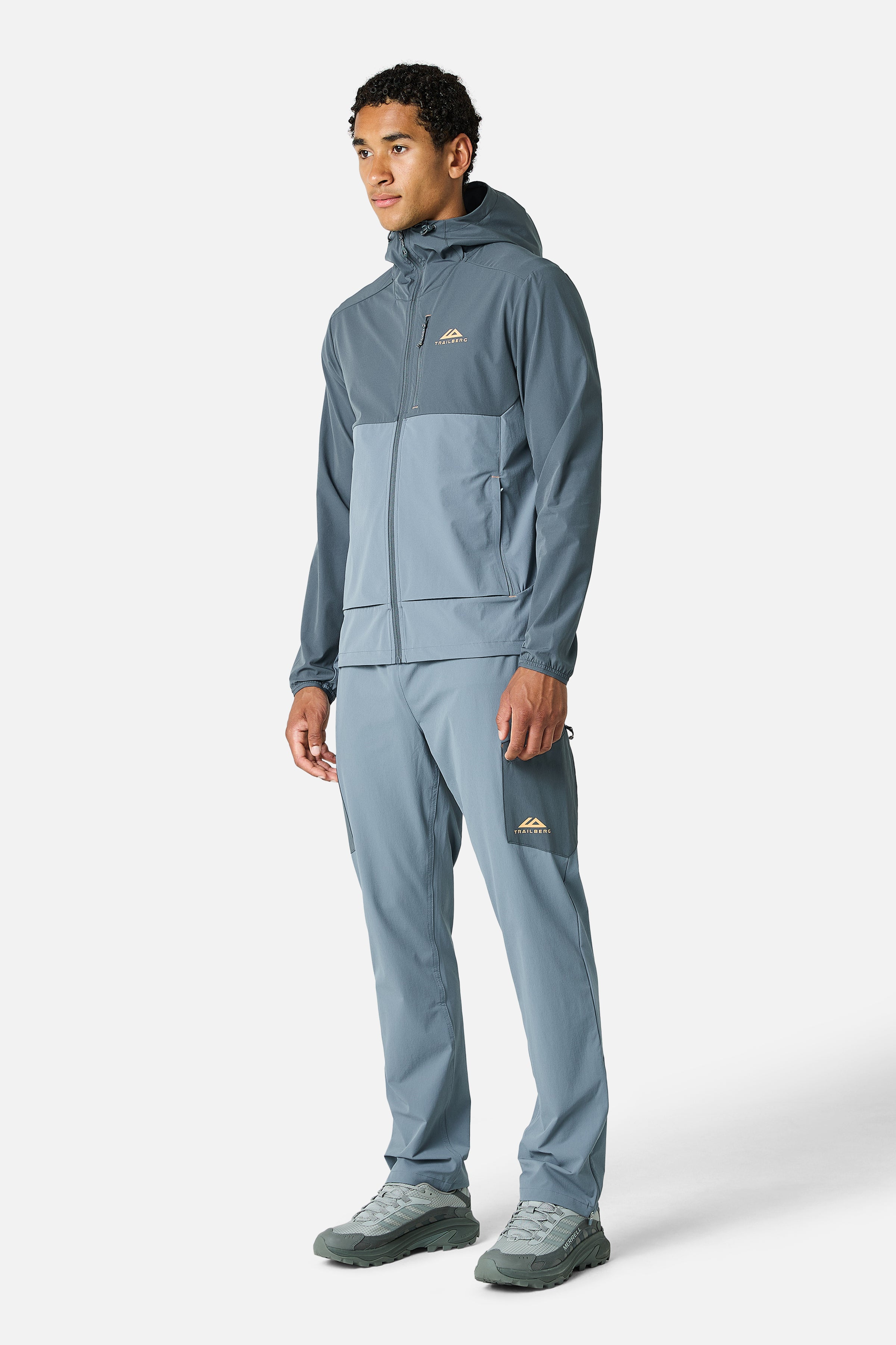 Oberland Cargo Tracksuit - Ash Grey/Graphite Grey/Melon Sorbet