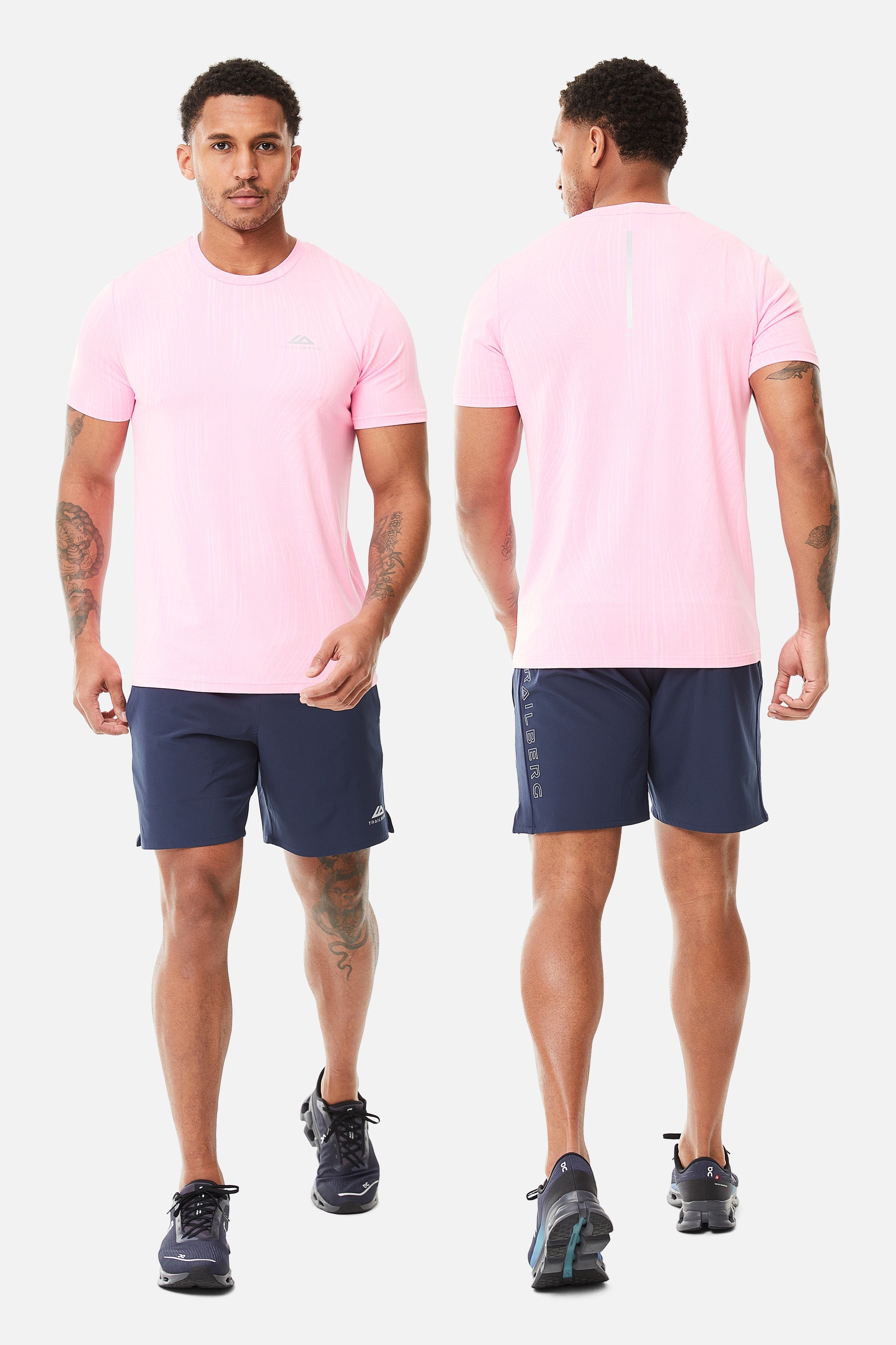 Vertex Jaquard Twinset - Moonlit PinkSugar Plum/Navy Blue