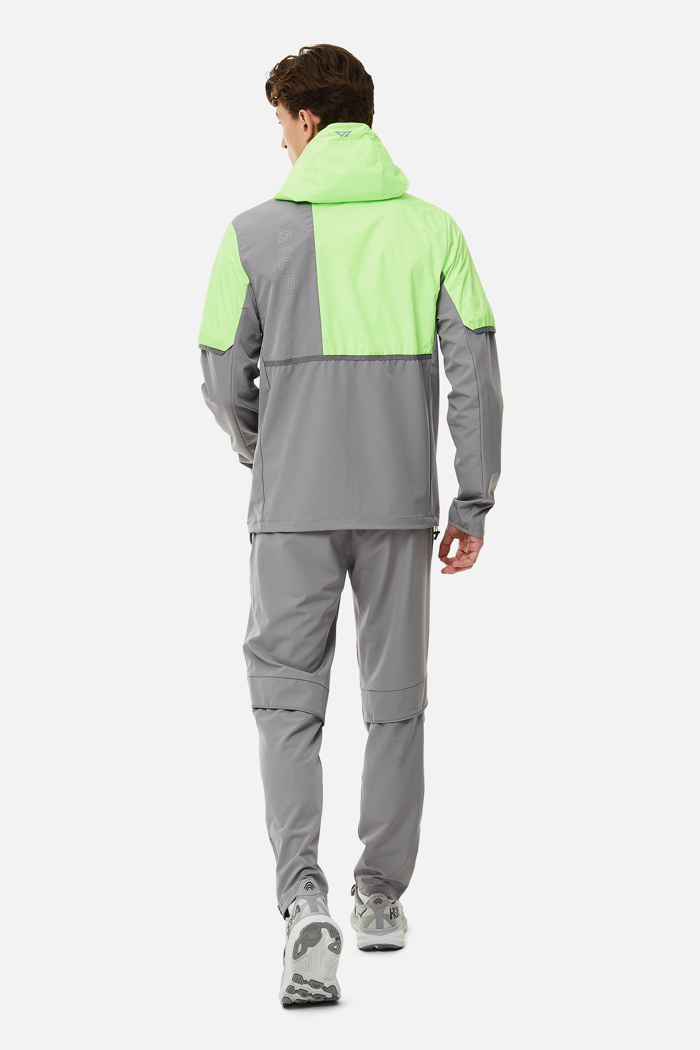 Vertigo 3.0 Tracksuit - Owl Grey/Neon Lime