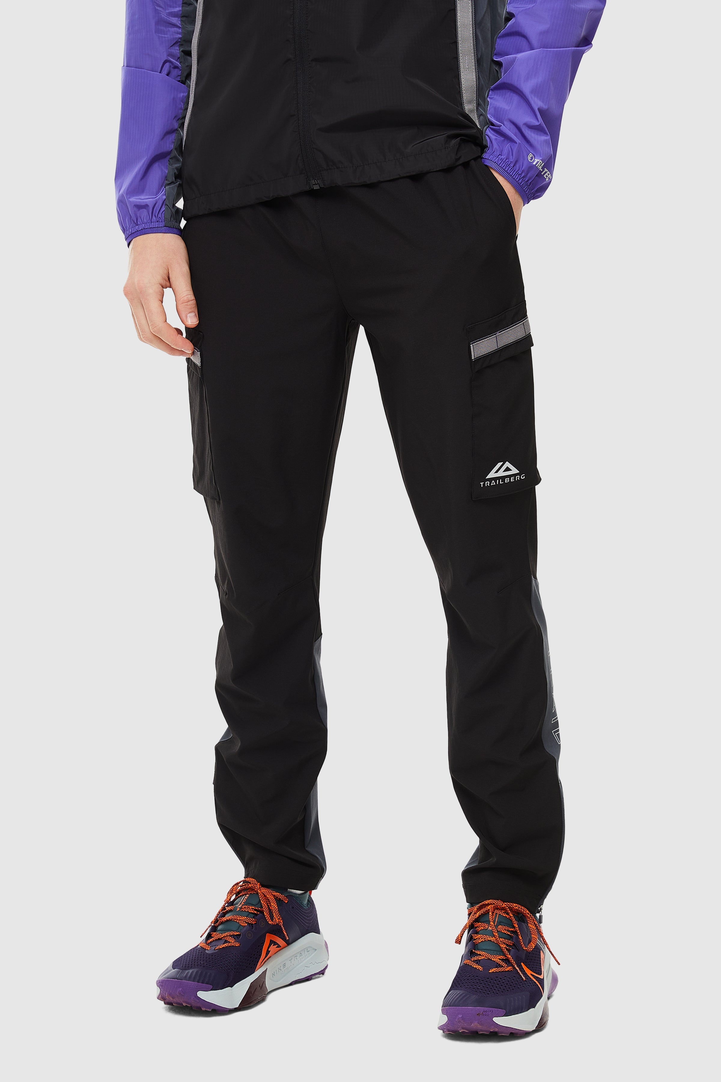 TRIATHLON TRACKSUIT-BLACK/PURPLE