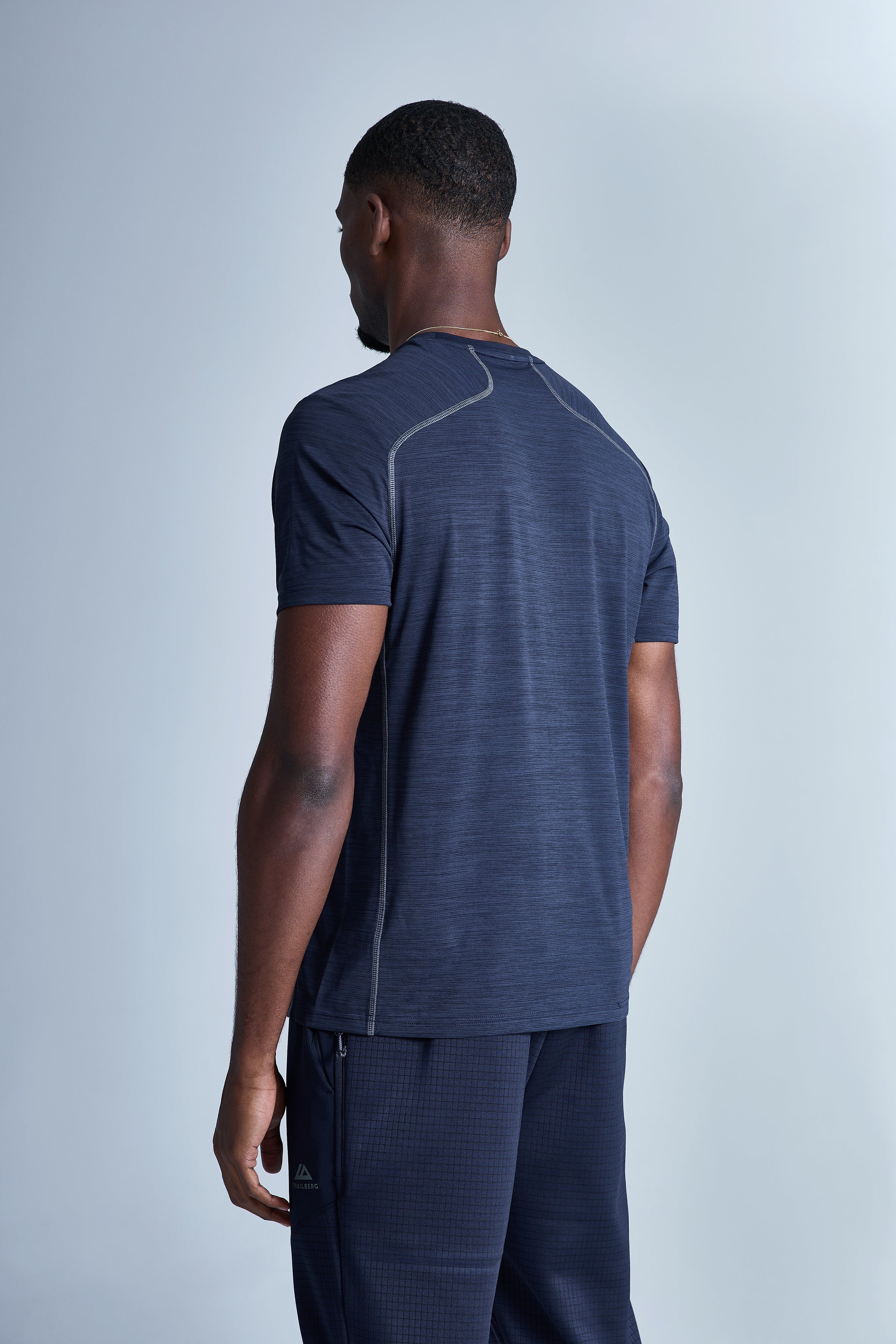 District Pocket Tee - Deep Ocean/Storm Grey