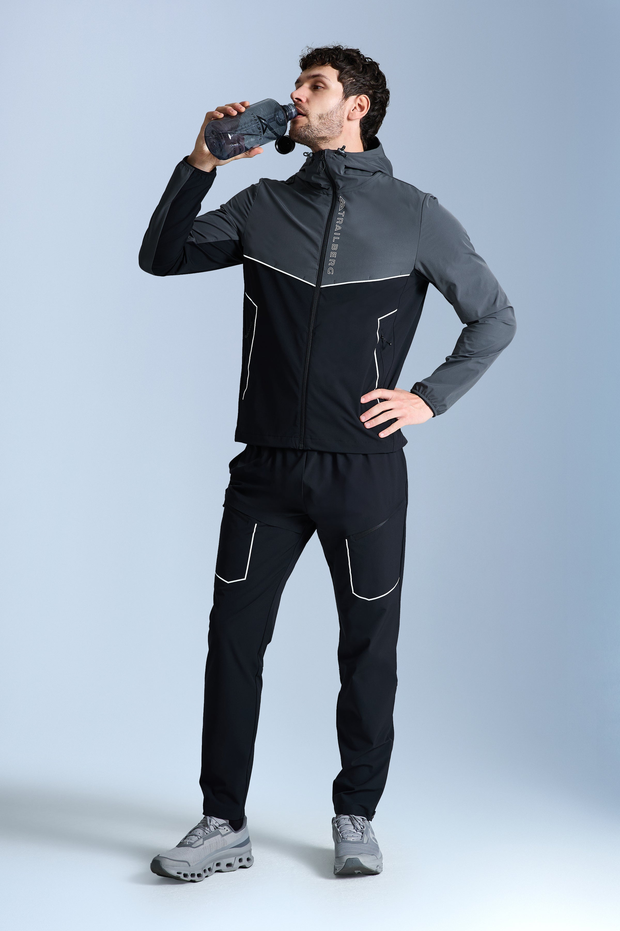 Zion Pant - Black/Volcano Grey