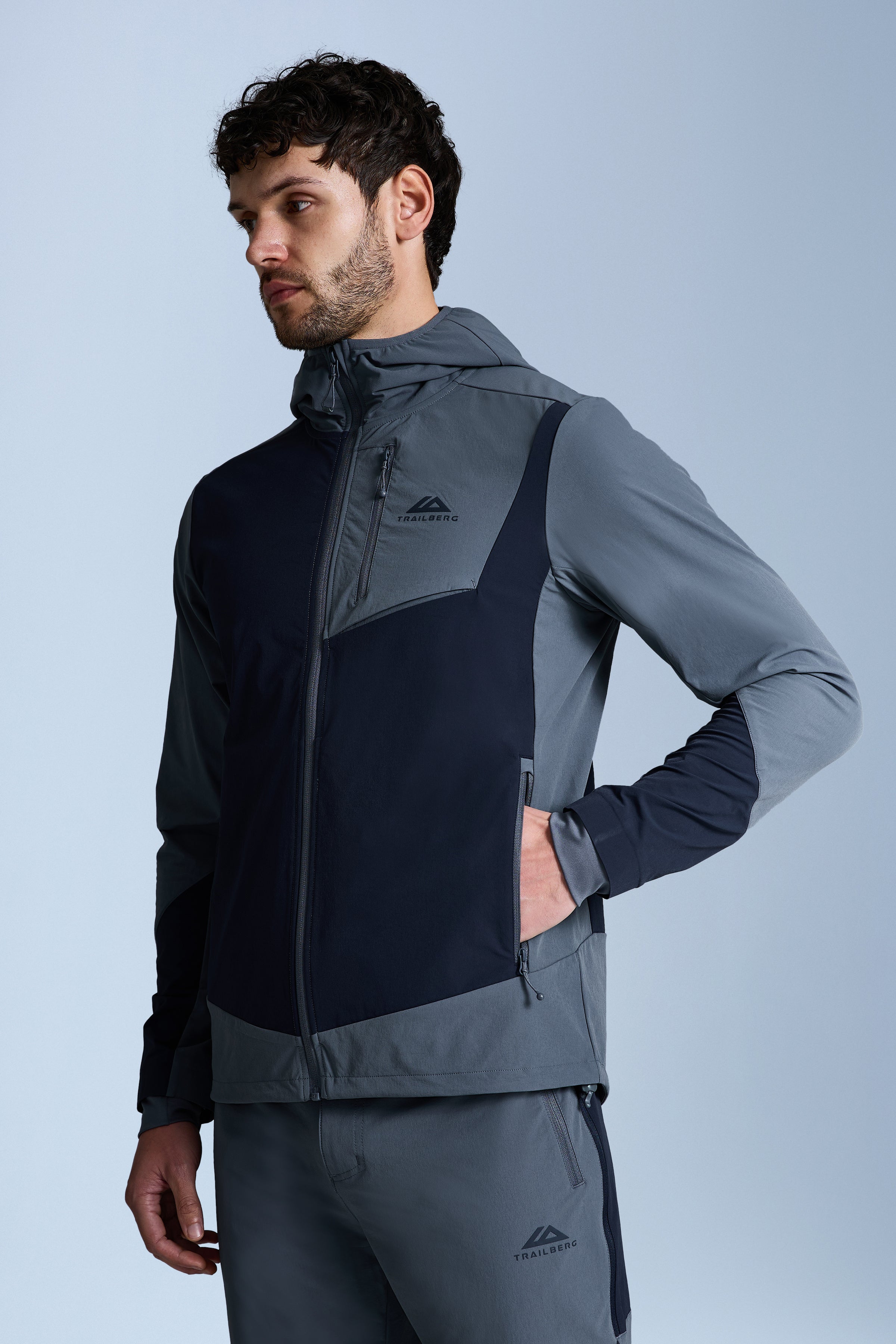 Region Outdoor Tracksuit - Deep Ocean/Storm Grey