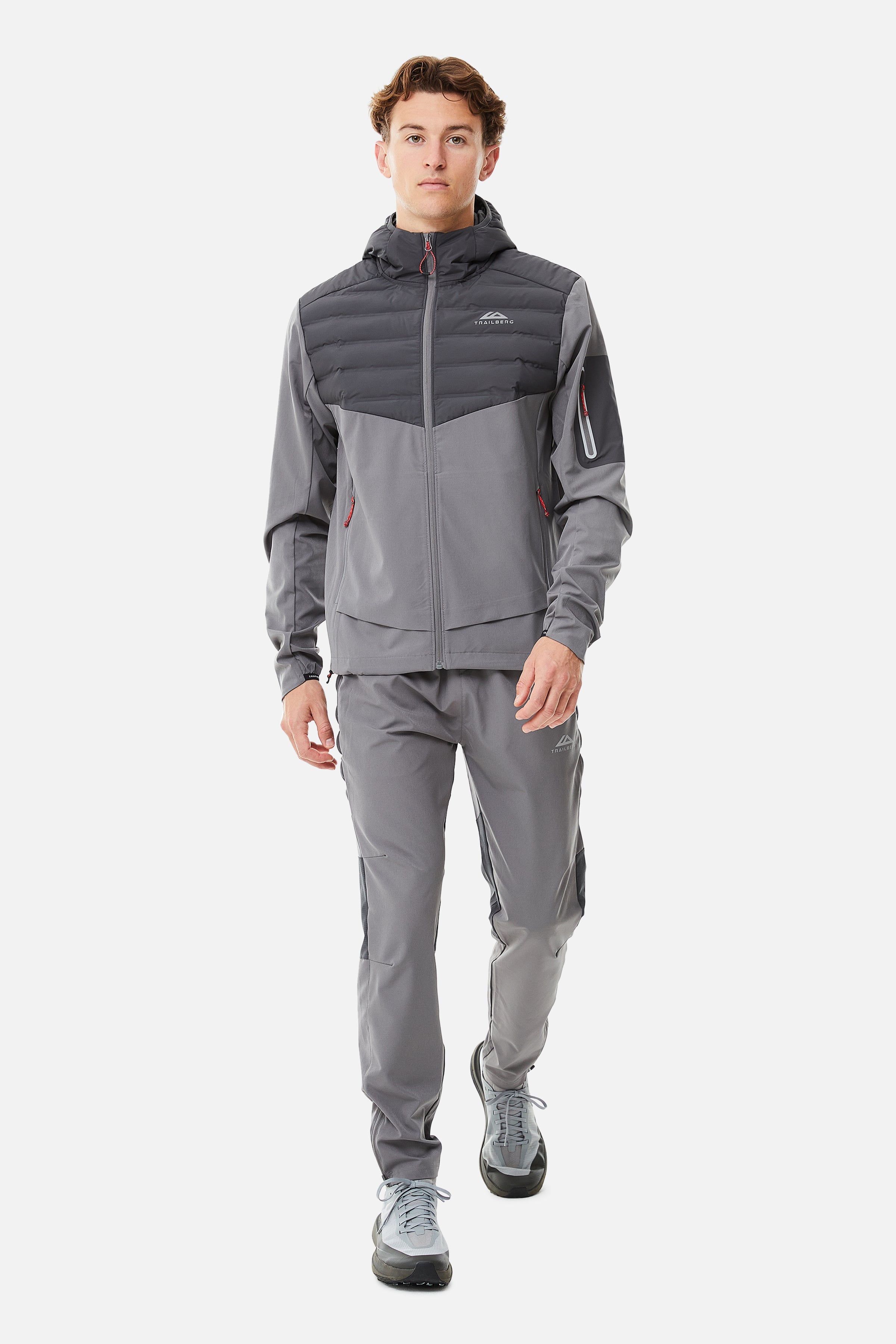 RHINE HYBRID JACKET - GREY/DARK GREY