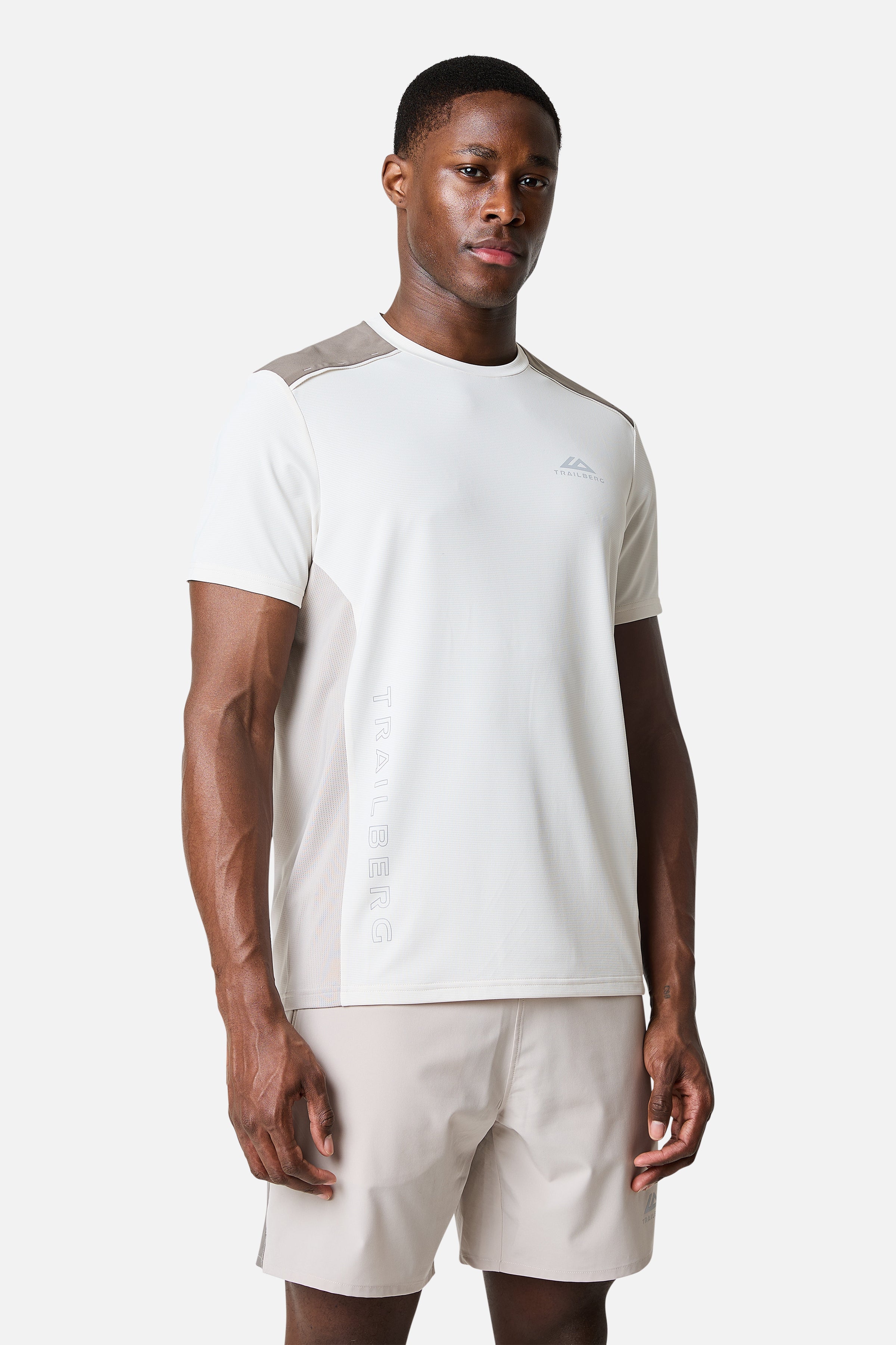 SS26 Triathlon Tee - Frosted Ridge/Pebble Stone/Mocha