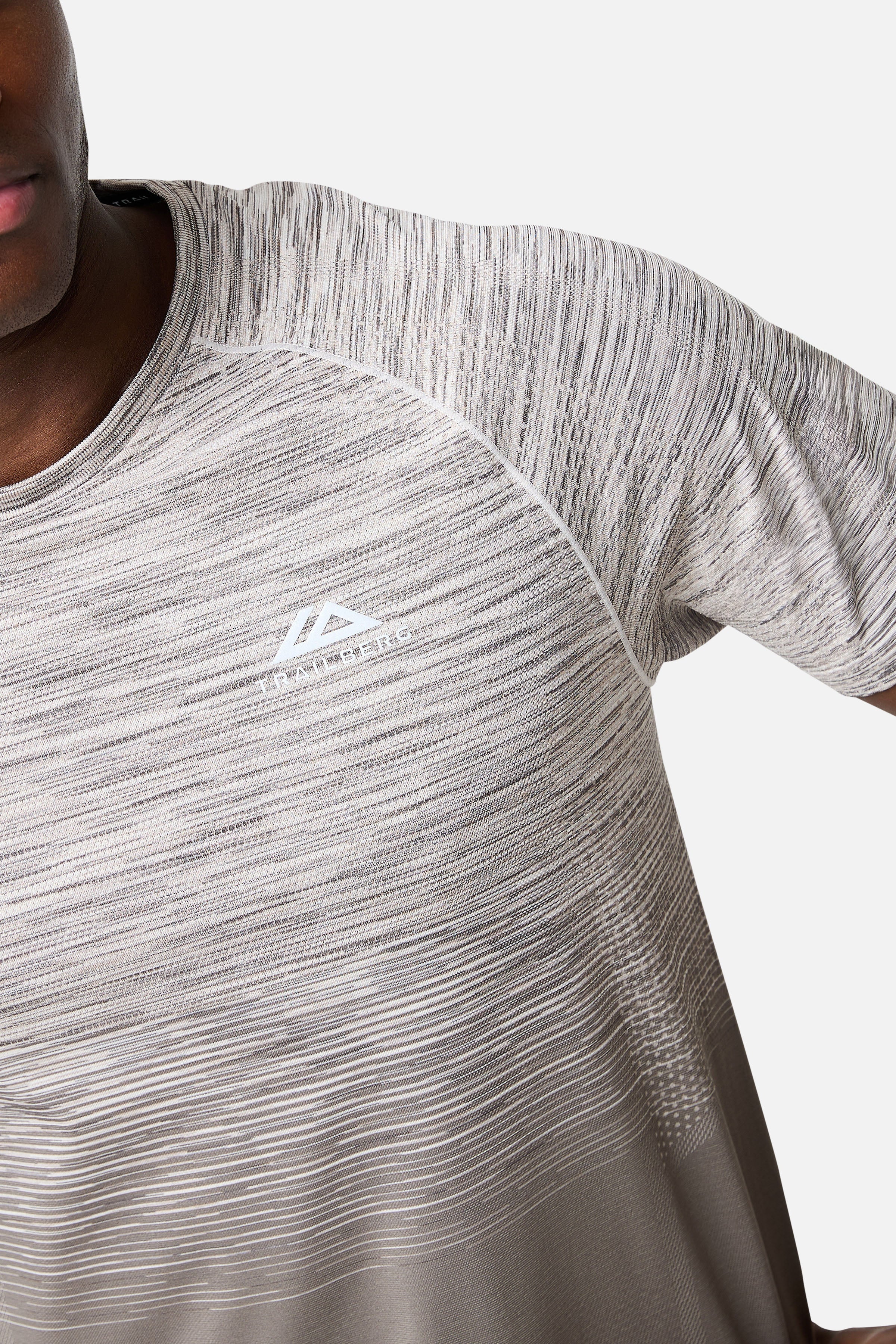 Arc Seamless 2.0 Tee - Mocha/Pebble Stone/Frosted Ridge/White