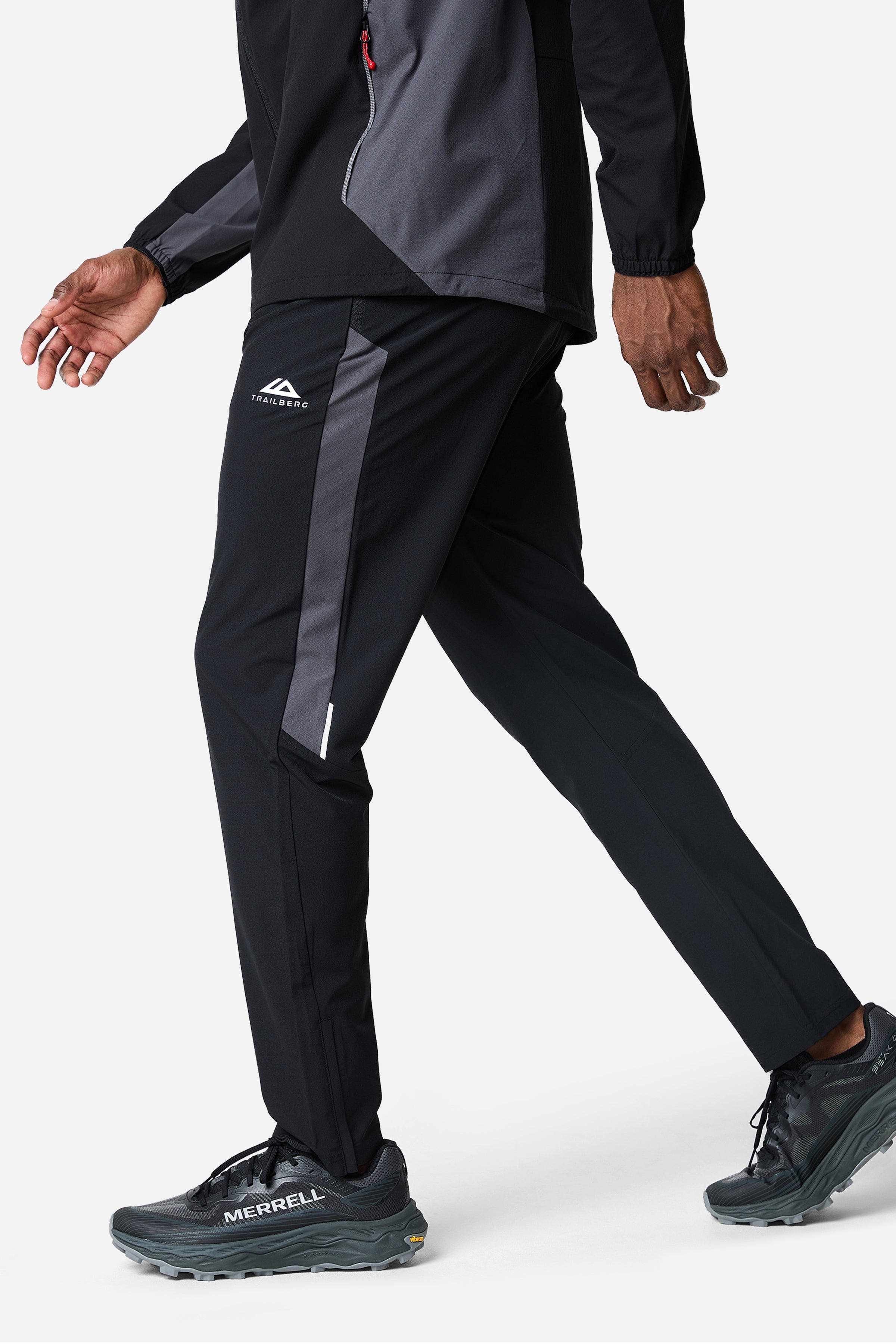 SS26 Triathlon Pant - Black/Volcano Grey/Blazing Red