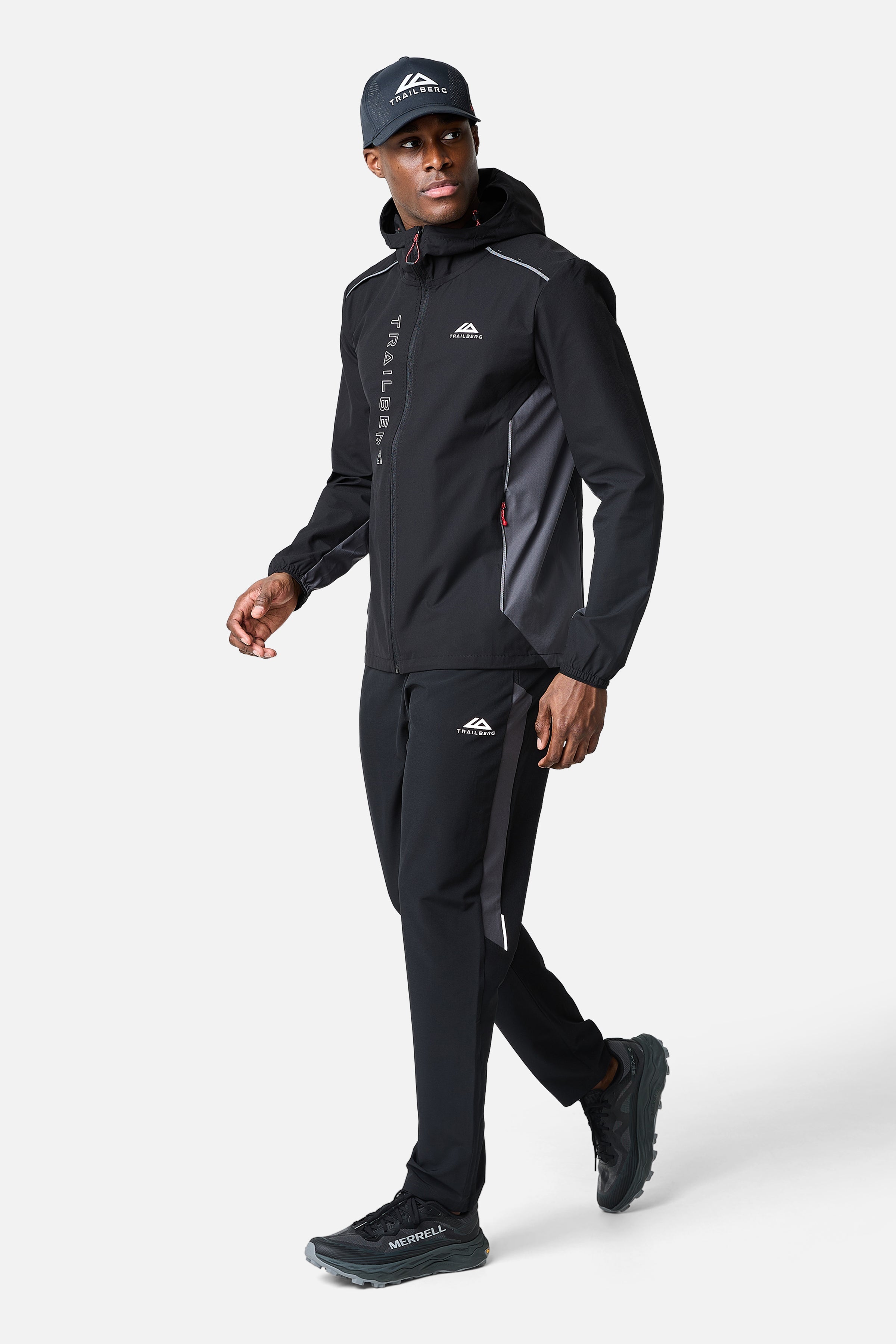 SS26 Triathlon Pant - Black/Volcano Grey/Blazing Red