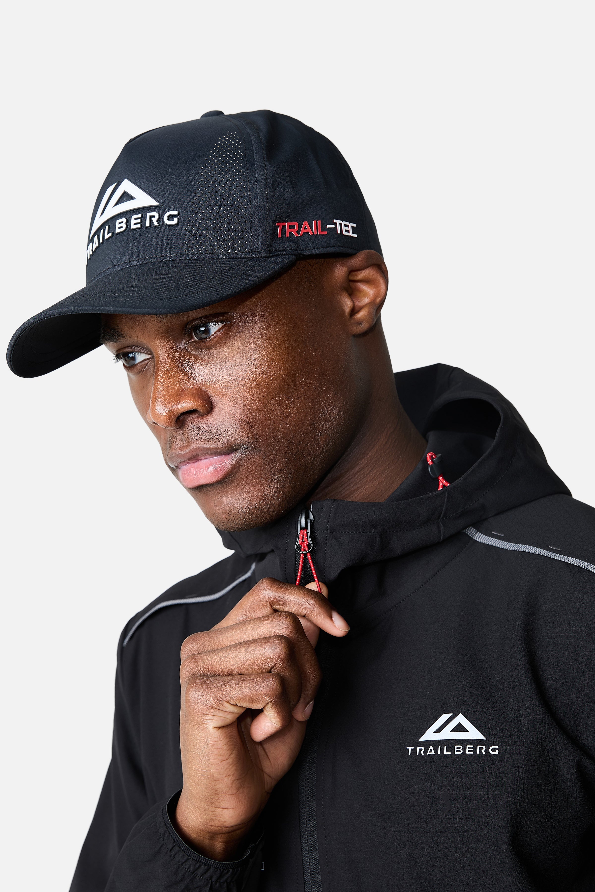 SS26 Triathlon Windbreaker - Black/Volcano Grey/Blazing Red