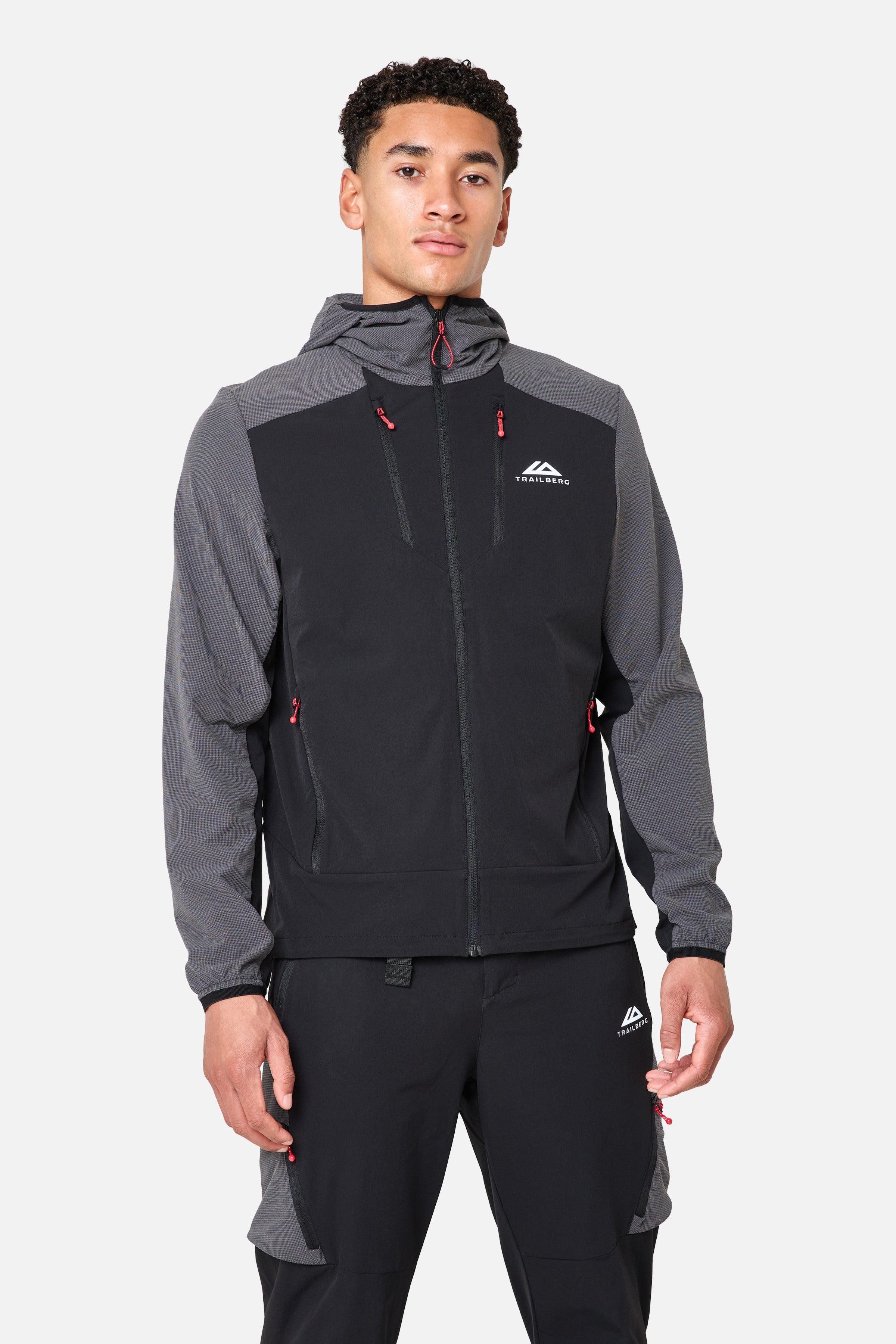 Faltenjura 2.0 Hood - Black/Volcano Grey