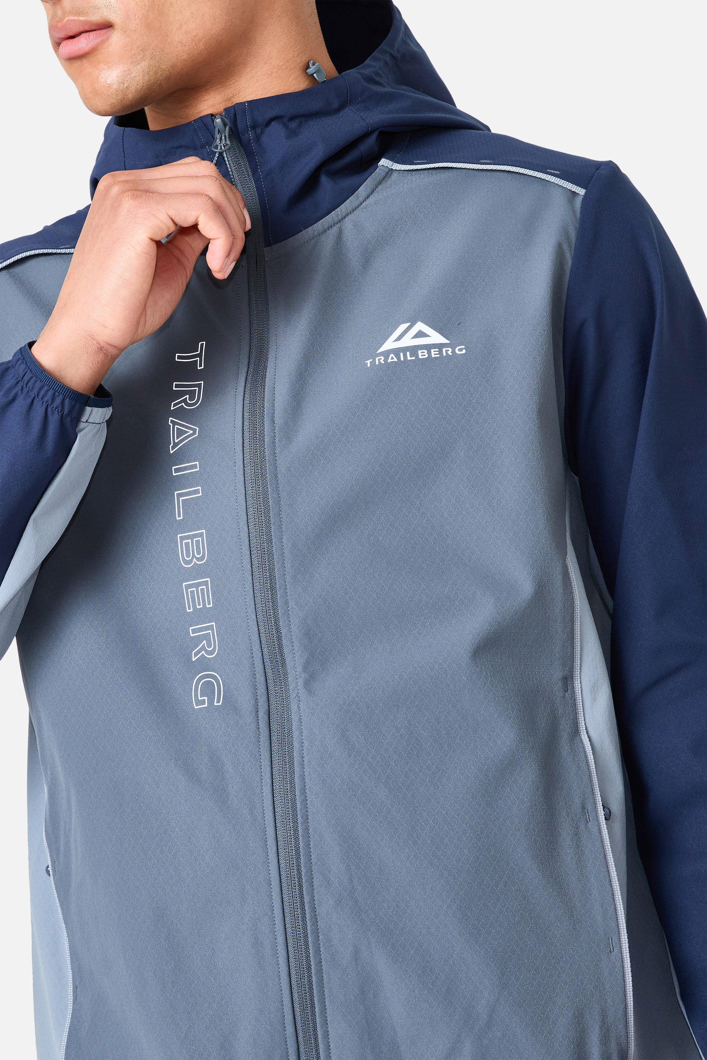 AW25 Triathlon Windbreaker - Storm Grey/Navy Blue/Cloud Haze