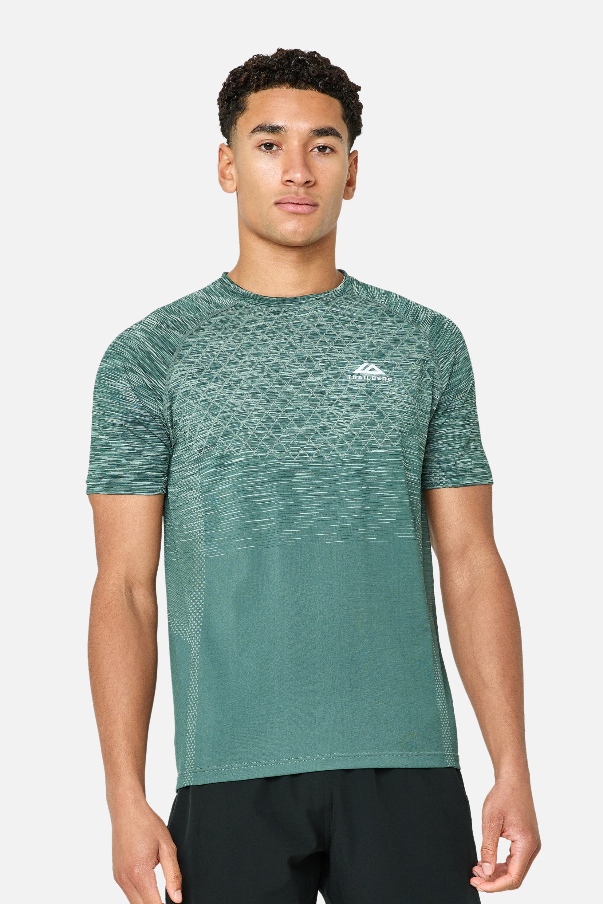 Stride Seamless Tee - Evergreen Mist/Moss Green/Pine Fern/Aloe Frost