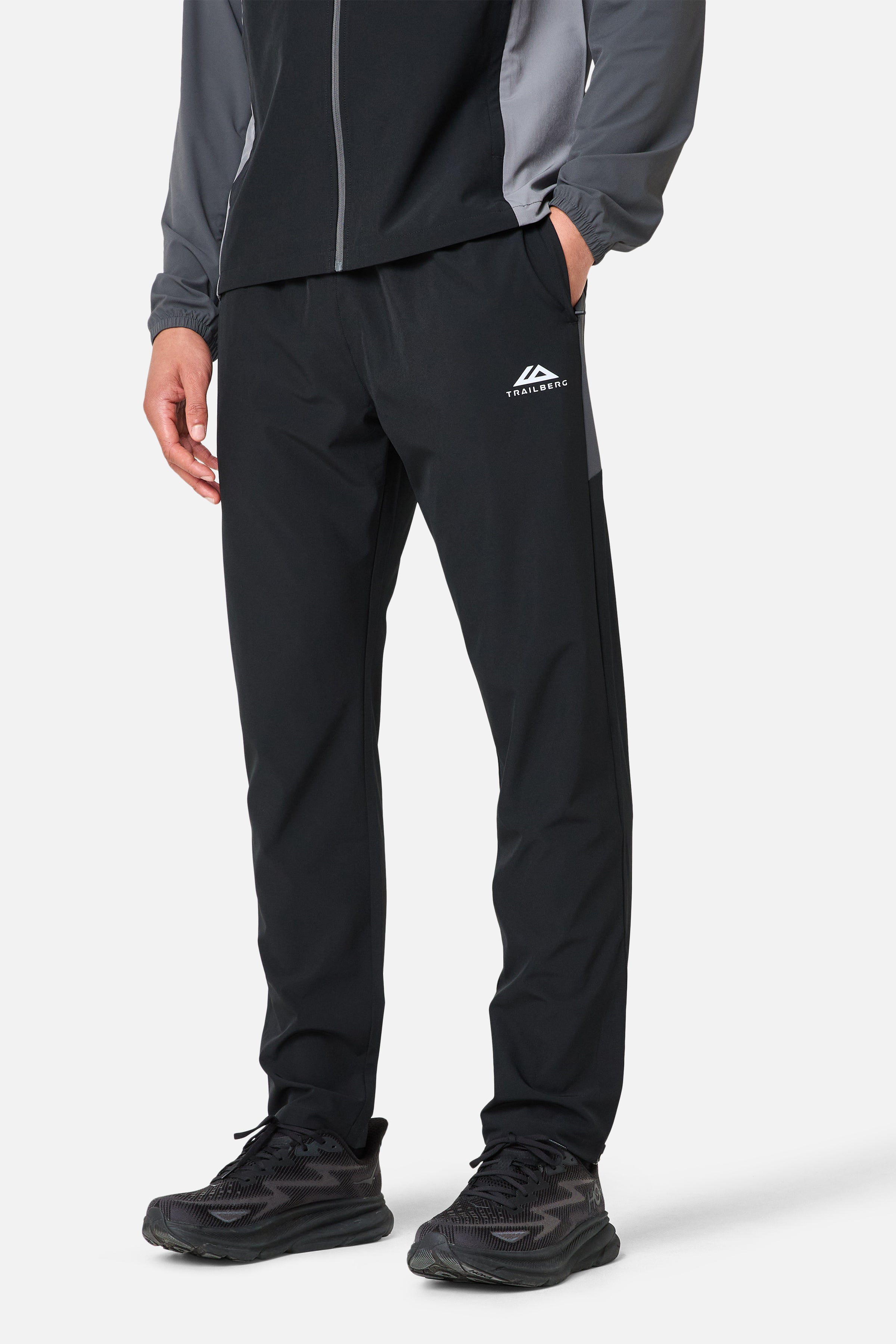 SS26 Cloud Woven Pant - Black/Volcano Grey