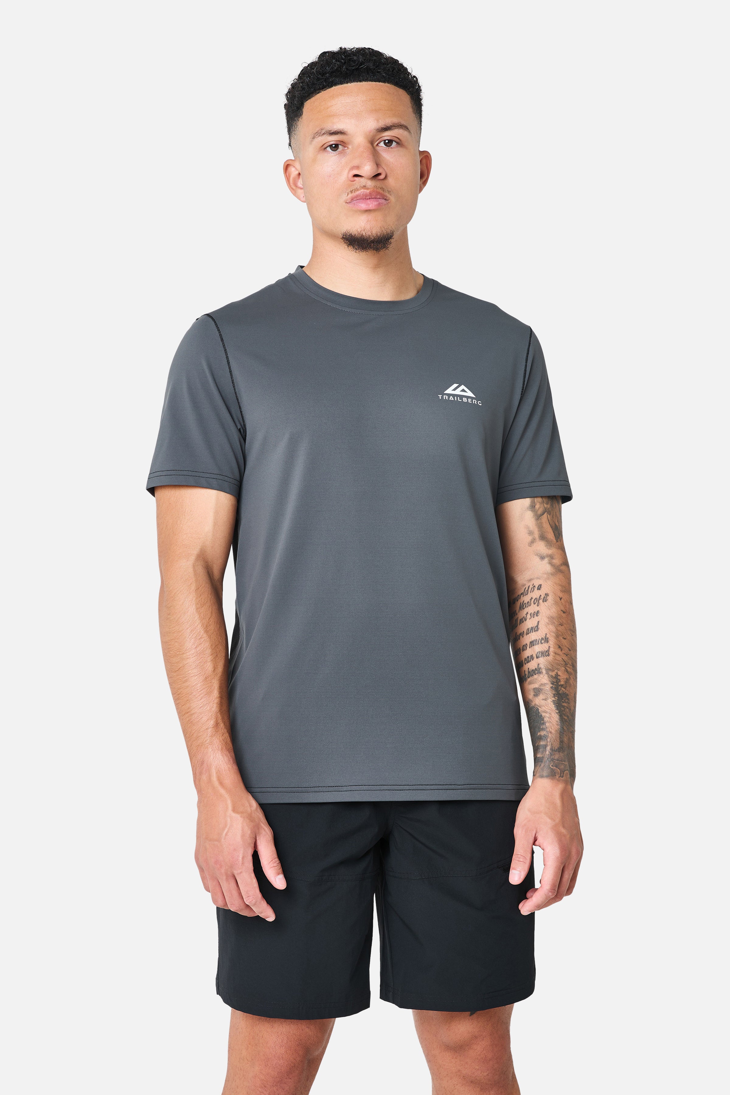 Nucleus Outdoor Tee - Volcano Grey/Black