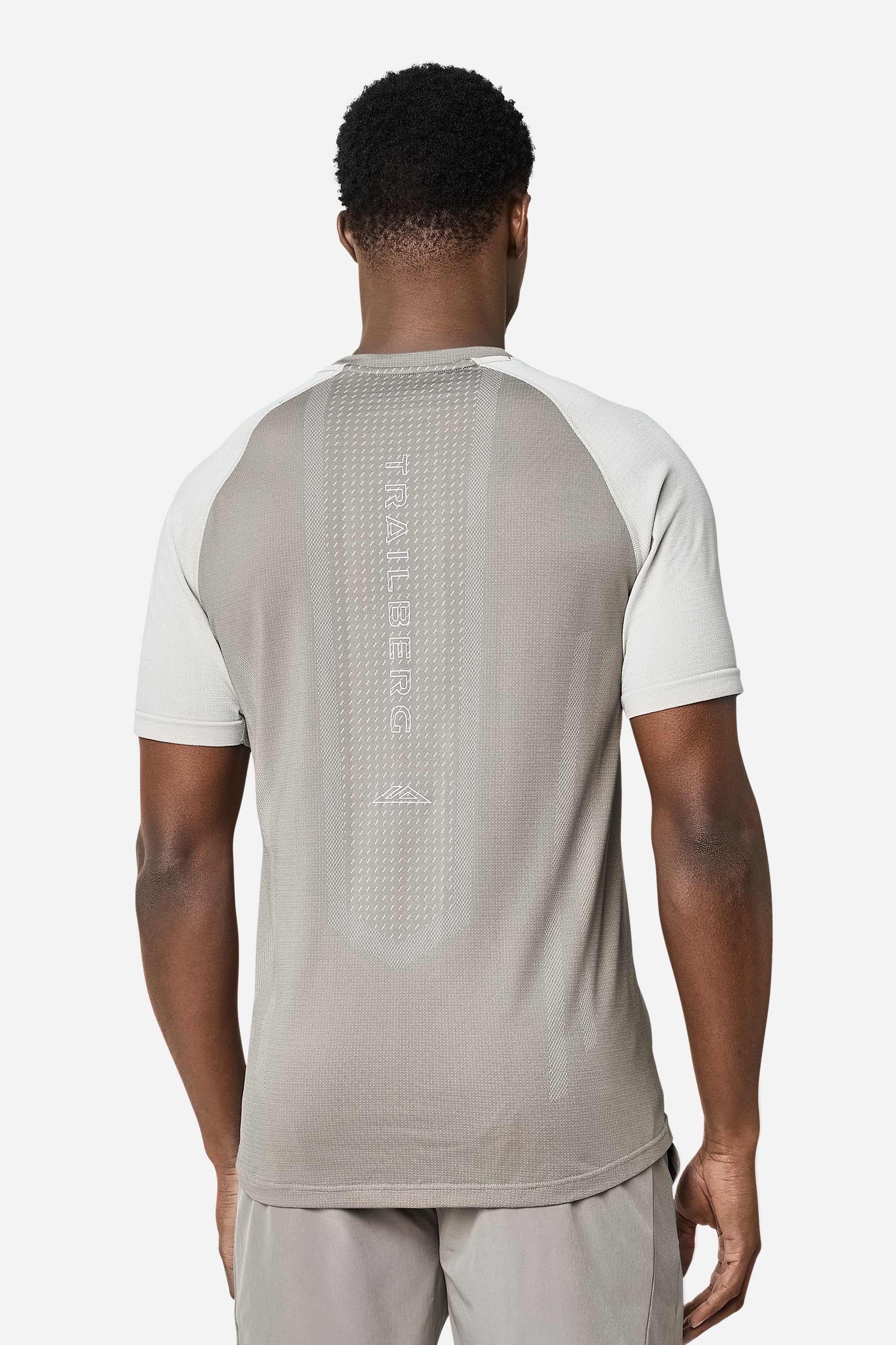 Rapid Dash Seamless Tee - Mocha/Pebblestone