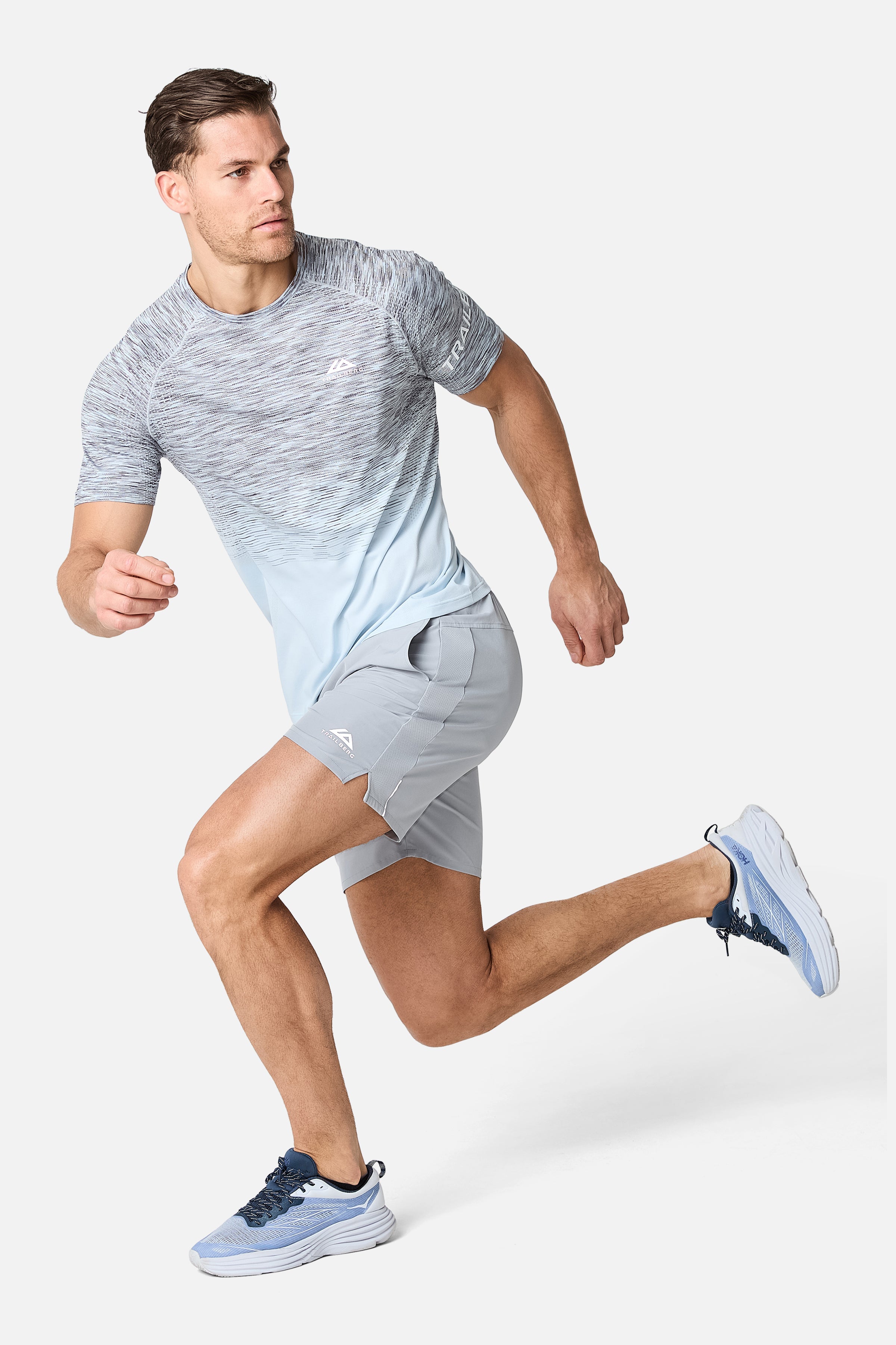 Arc Seamless Tee - Ice Blue/Nightfall Grey/Fog Whisper/Lunar Grey