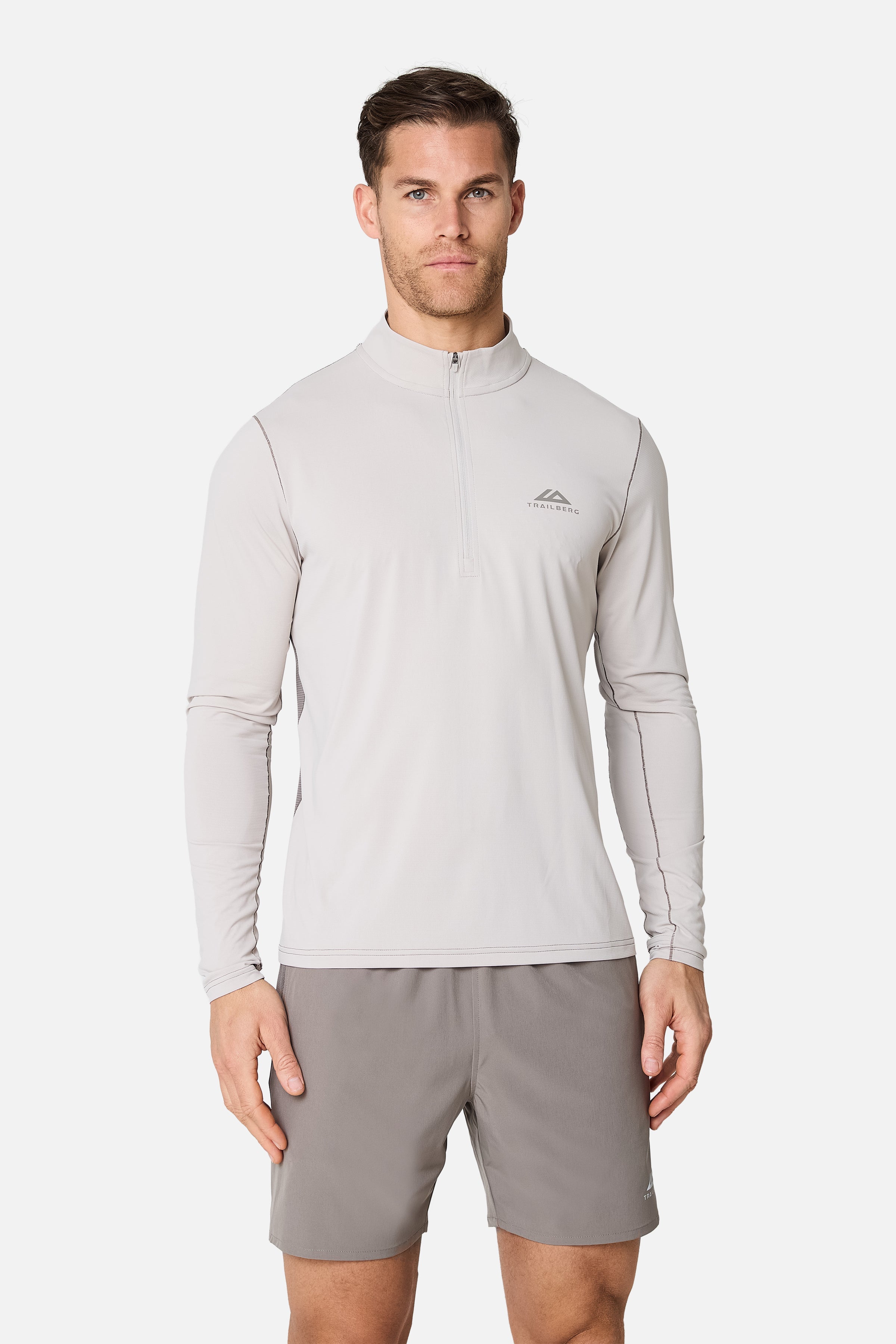 Nucleus Outdoor 1/4 Zip - Pebblestone