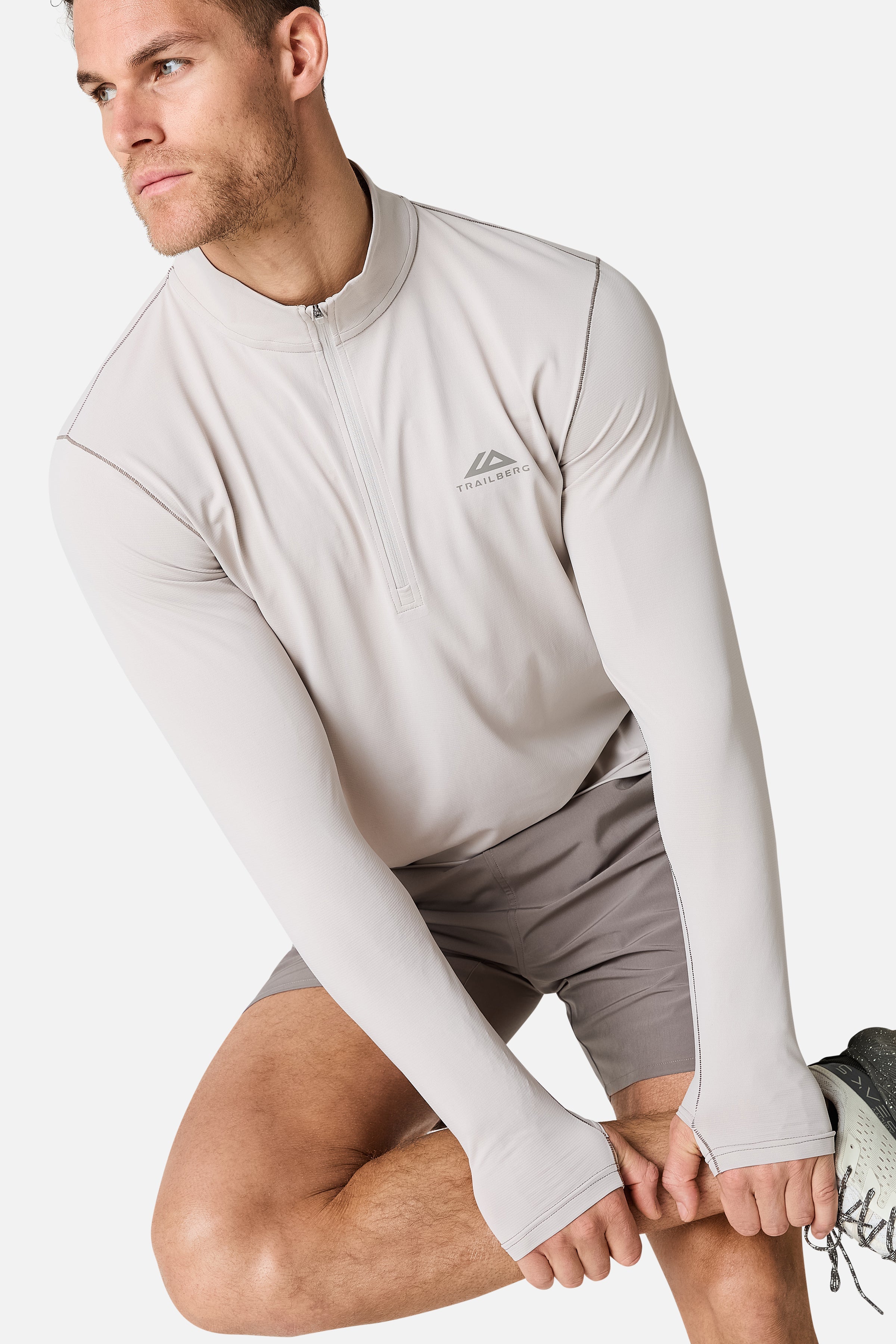 Nucleus Outdoor 1/4 Zip - Pebblestone
